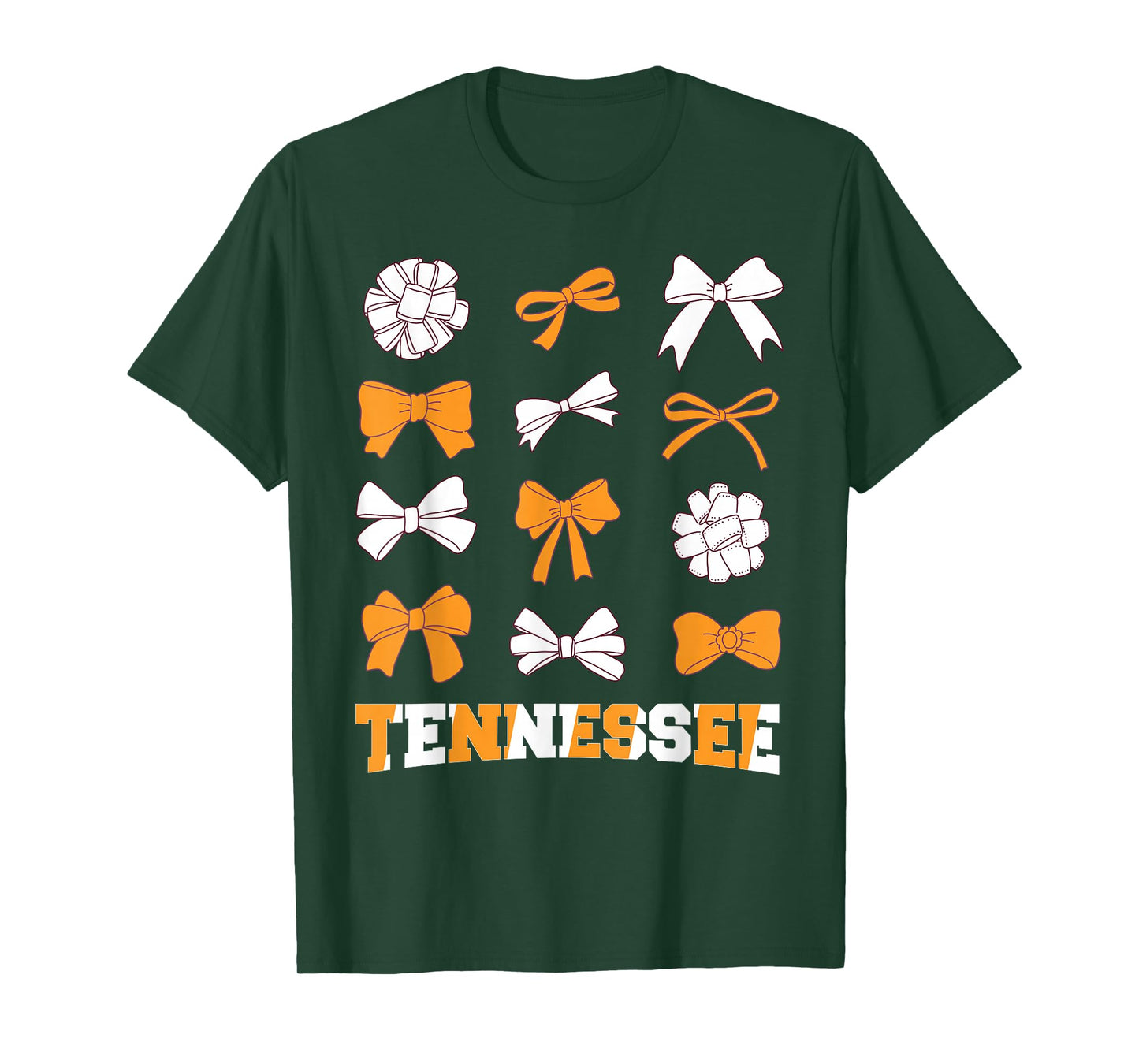 Tennessee TN Women Toddler Girls Coquette Bow State Pride T-Shirt