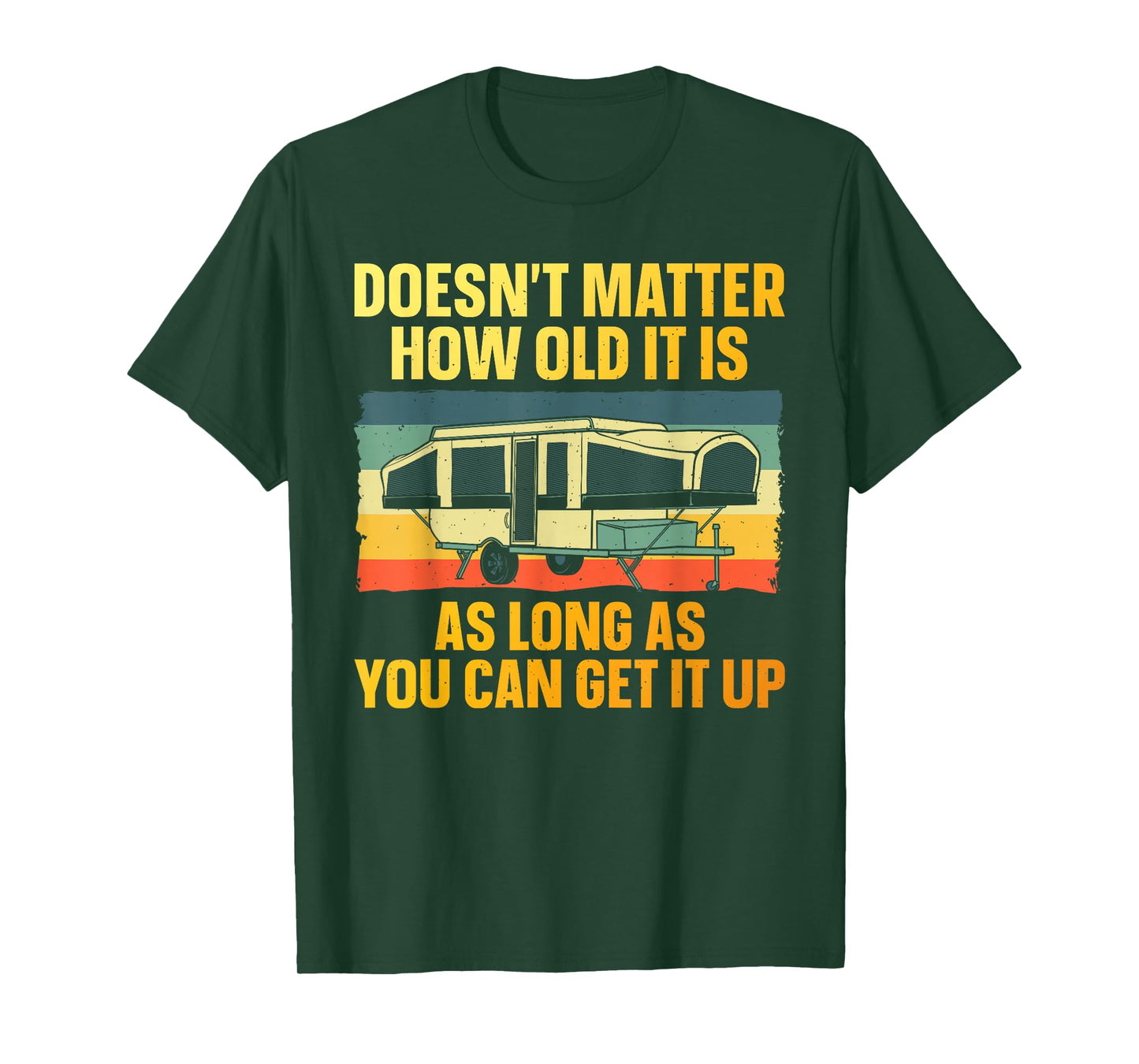 Best Pop Up Camper Art for Men Women Pop Up Trailer Camping T-Shirt