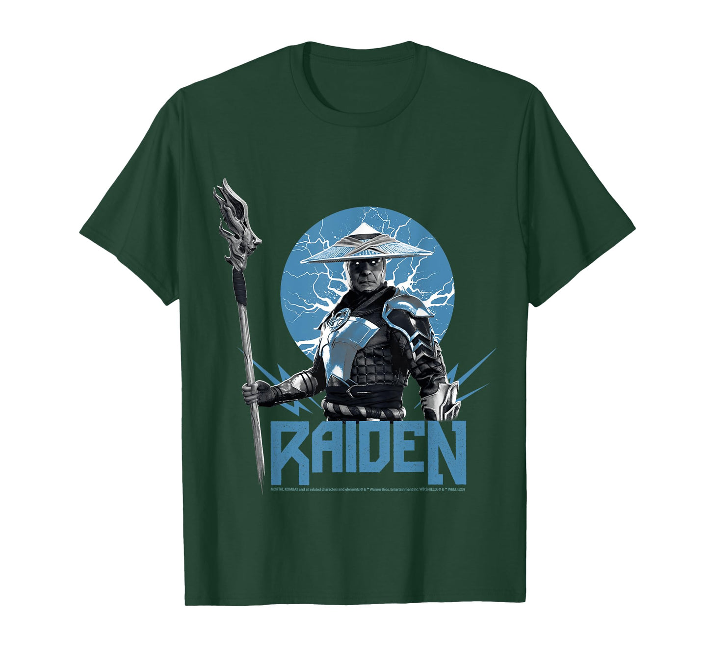 Raiden Mortal Combat Merch Lightning T-Shirt