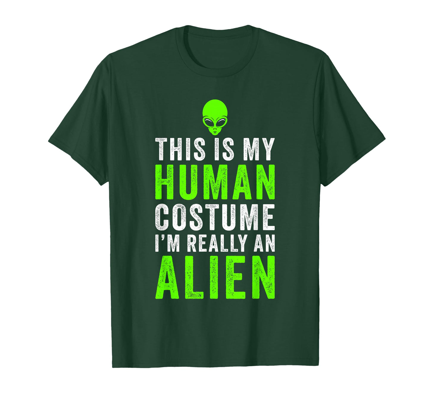 Alien Costume Halloween Funny T-Shirt