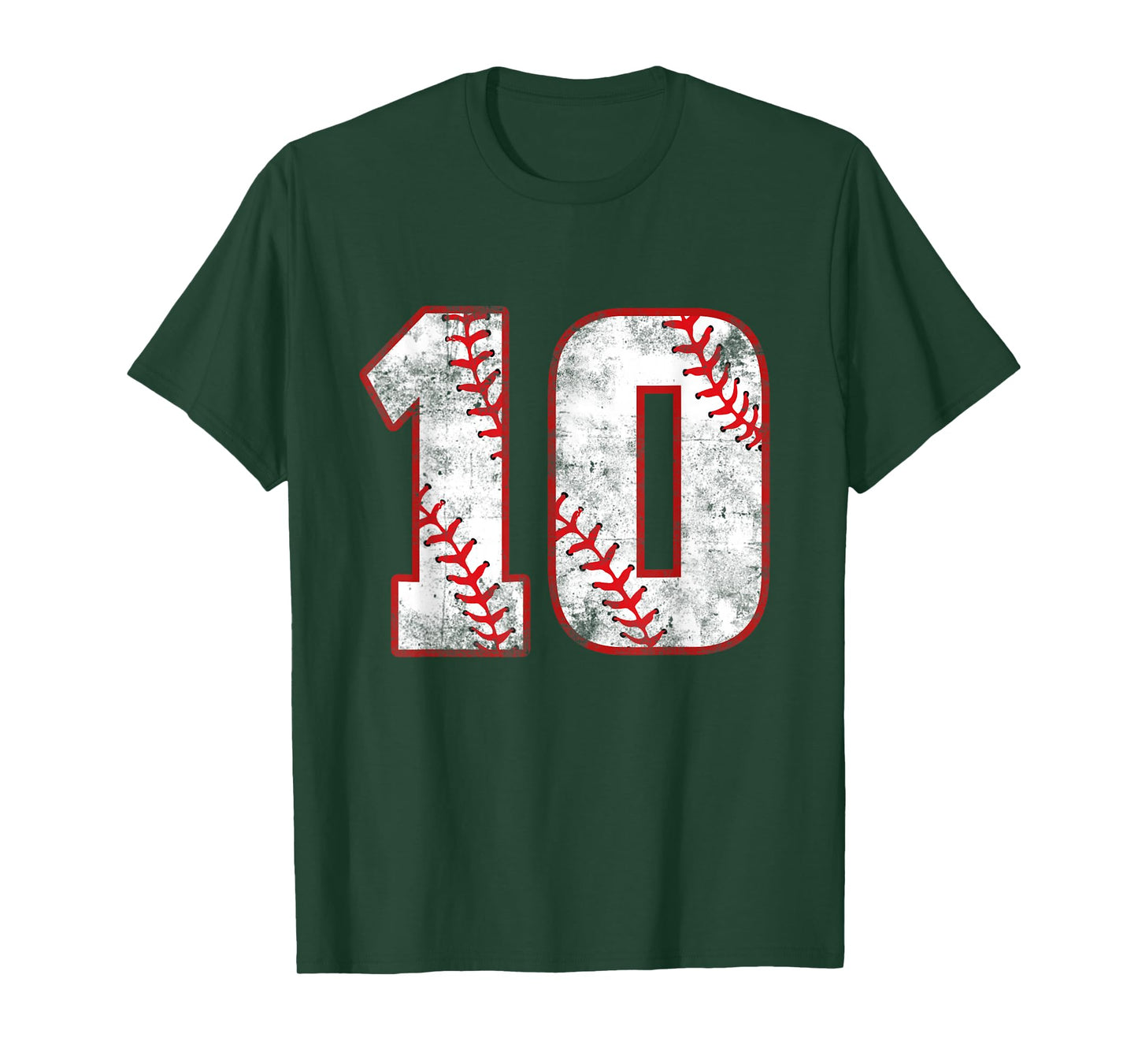 Baseball 10 Jersey 10th Birthday Gifts 10 Year Old Boys Kids T-Shirt