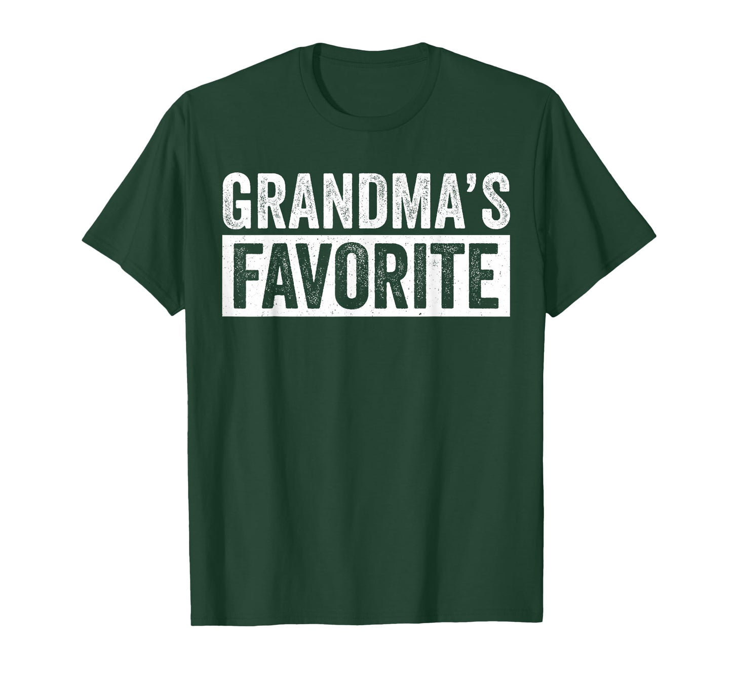 Grandmas Favorite Grandson Funny Grandchild Granddaughter T-Shirt