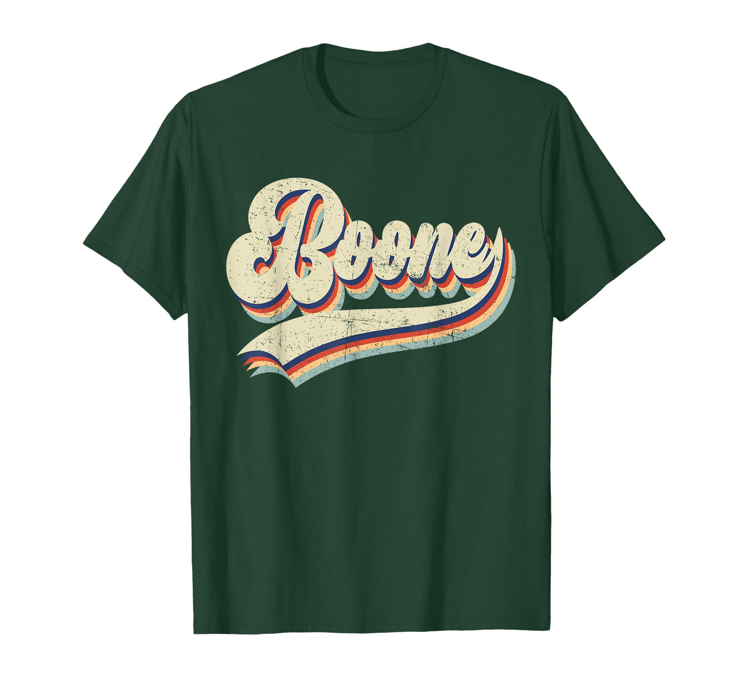 Boone Family Name I Love Boone Personalized Vintage T-Shirt