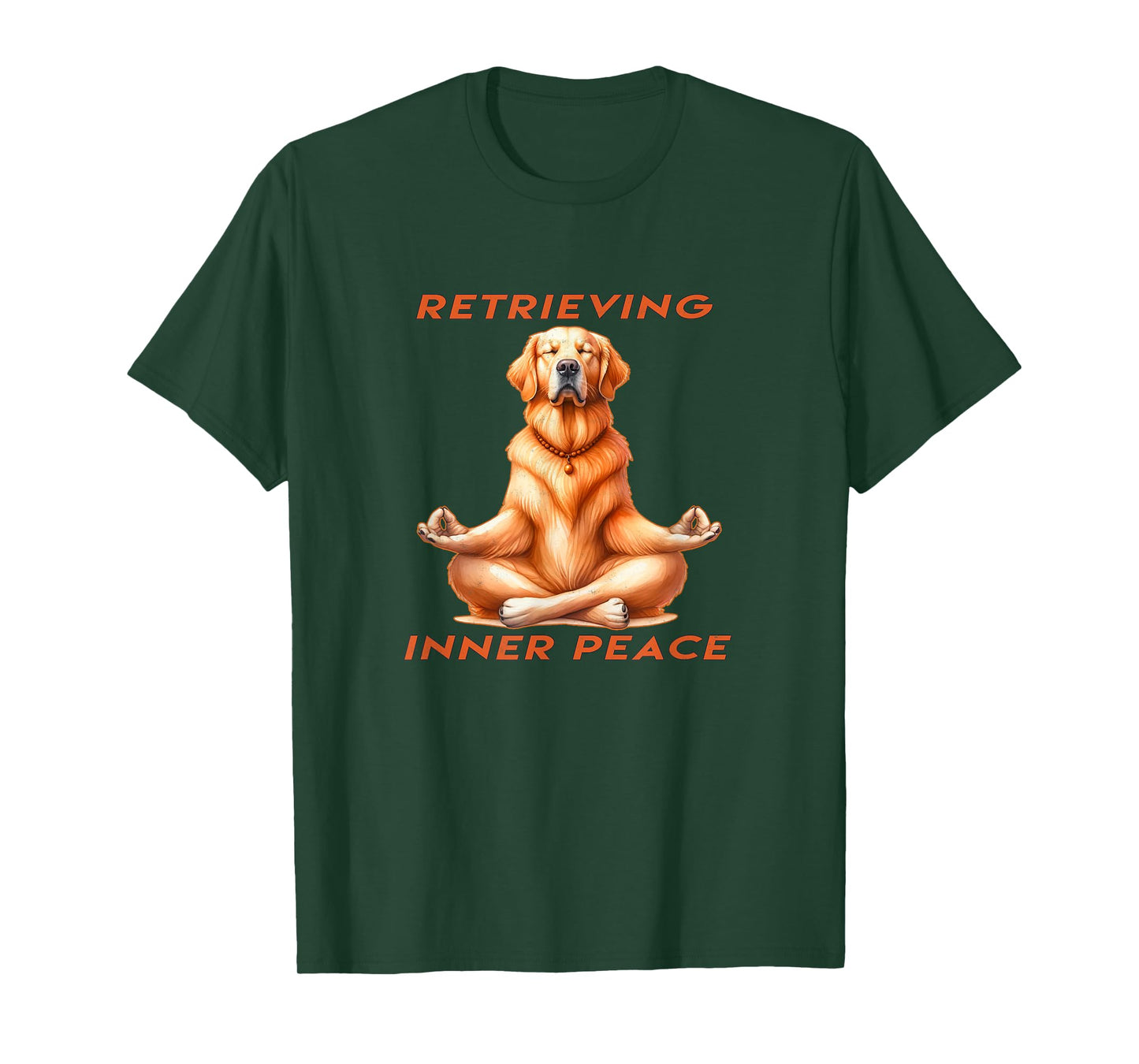 Golden Retriever Yoga - Retrieving Inner Peace T-Shirt