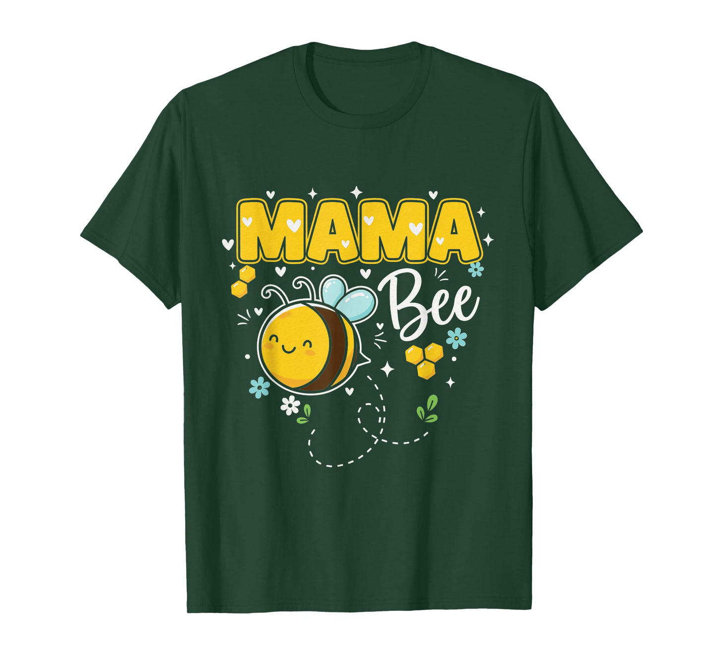 Mama Bee Cute Beekeeping Birthday Party Matching Family T-Shirt