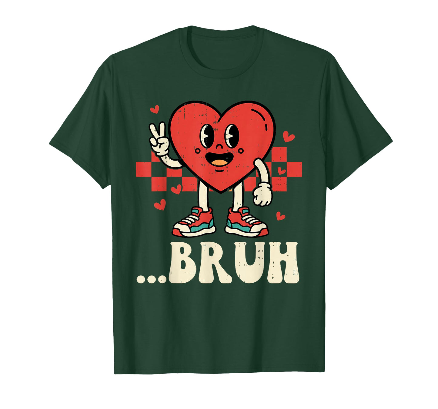Dabbing Heart Dab Valentines Day for Teens Boys Girls Kids T-Shirt