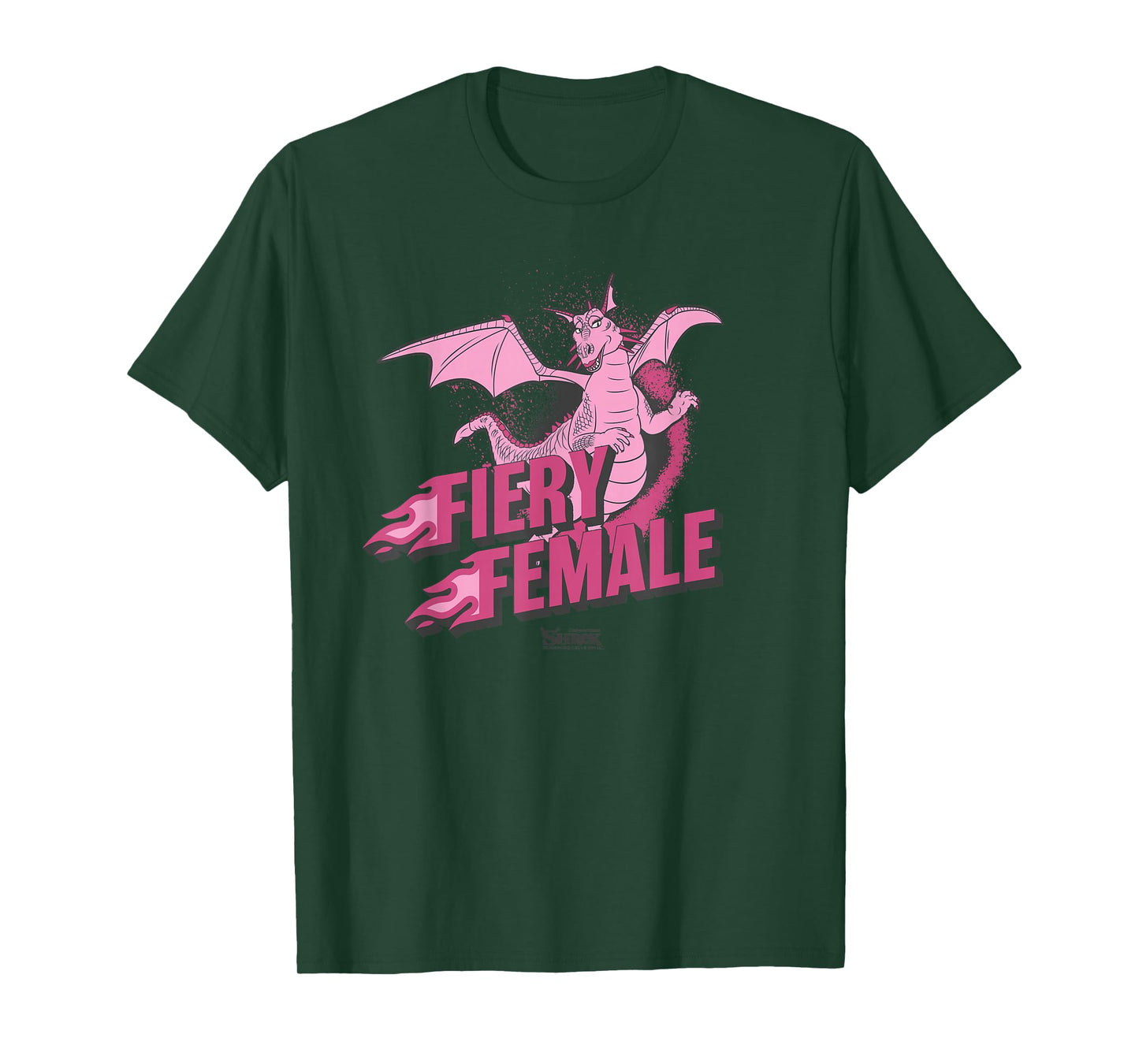 Shrek Dragon Fiery Female T-Shirt