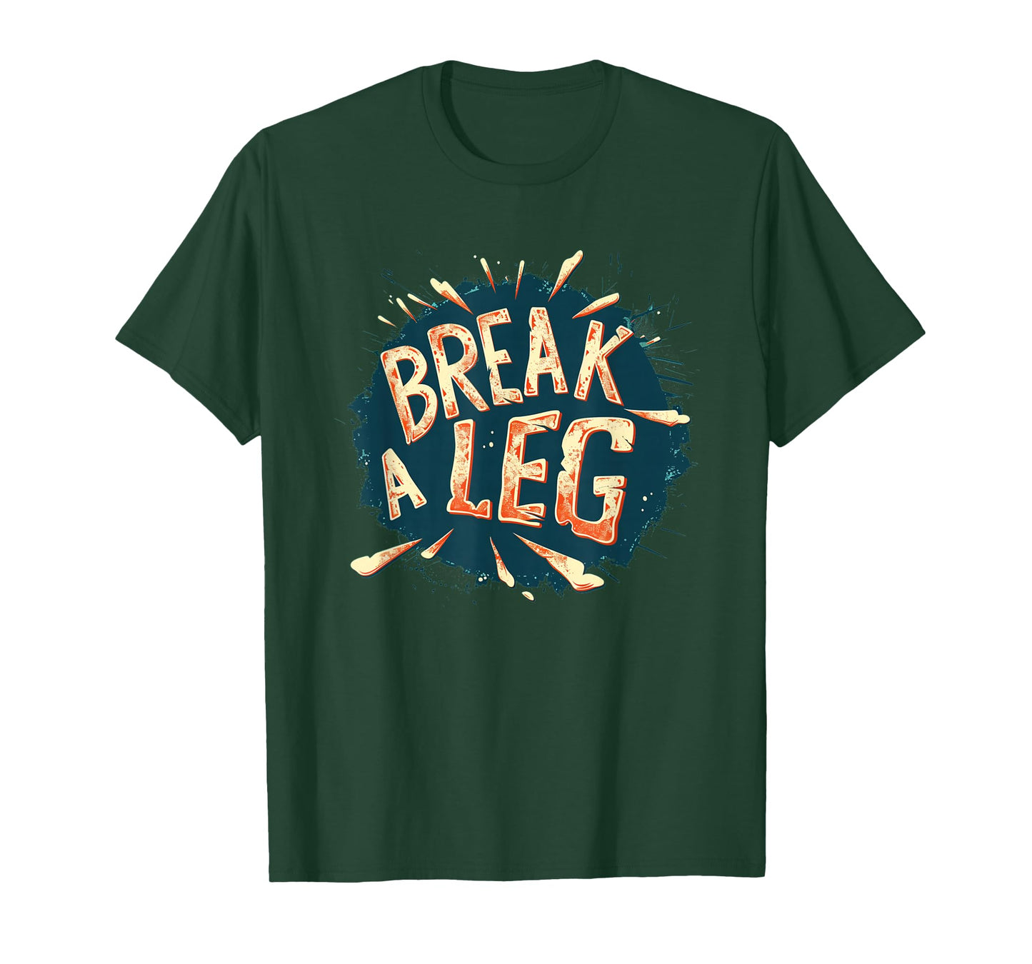 Funny Break a Leg Idiom Costume for Boys and Girls T-Shirt