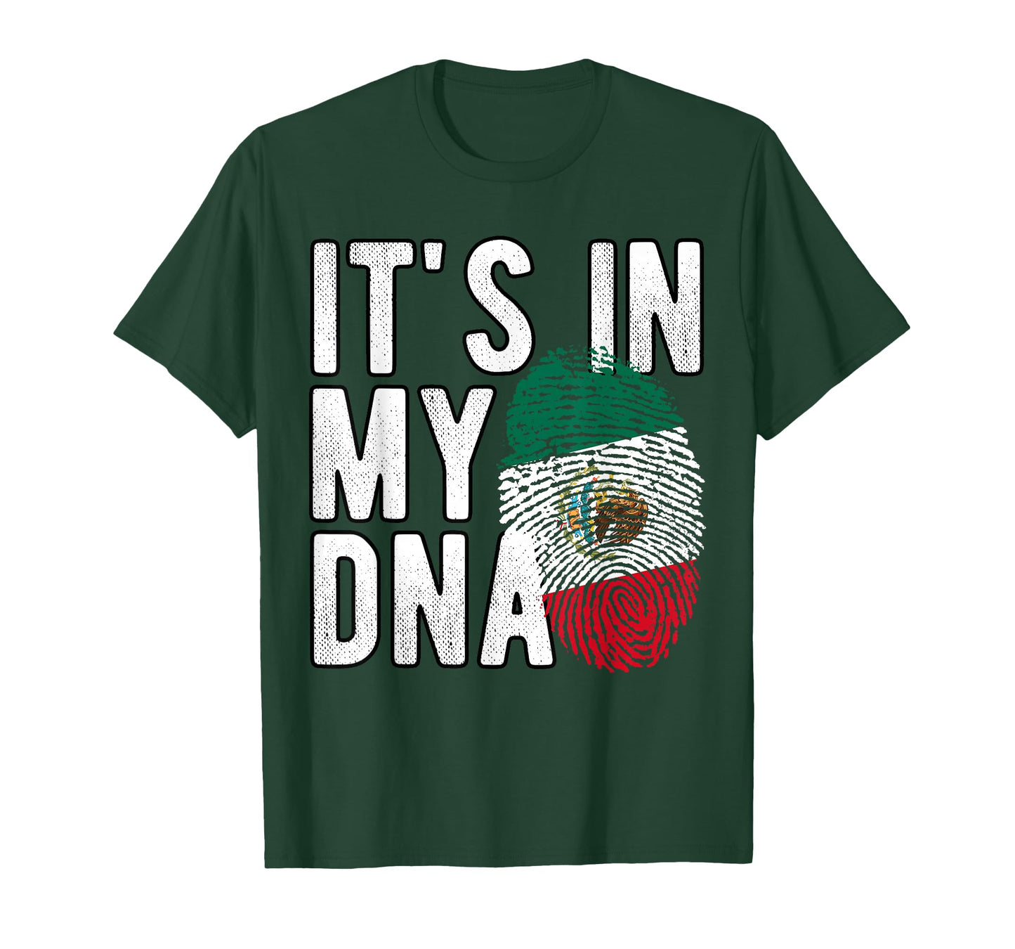 It's in My DNA Mexican National Flag Mexico Pride Heritage T-Shirt