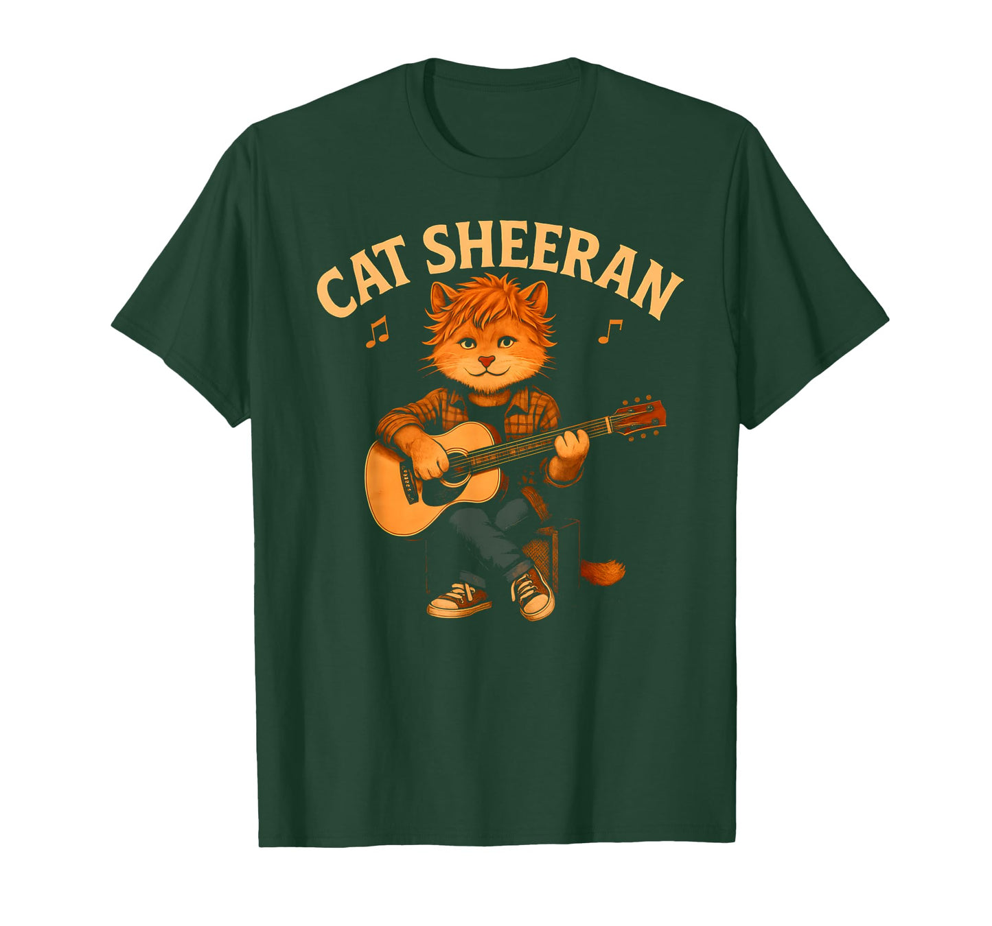 Cat Sheeran - Funny Cat Lover Music T-Shirt