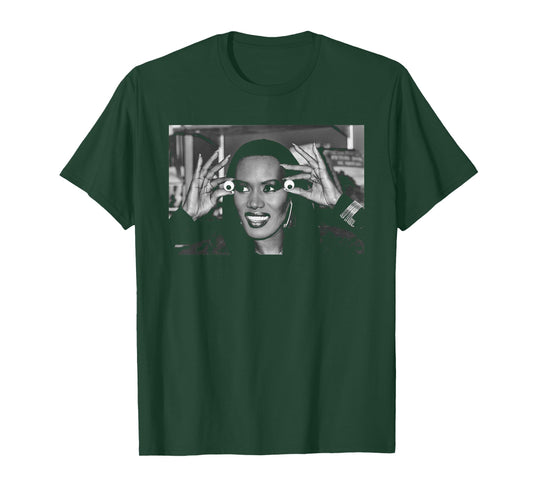 Jamaican Singer Grace Jones Model Actress 1987 T-Shirt