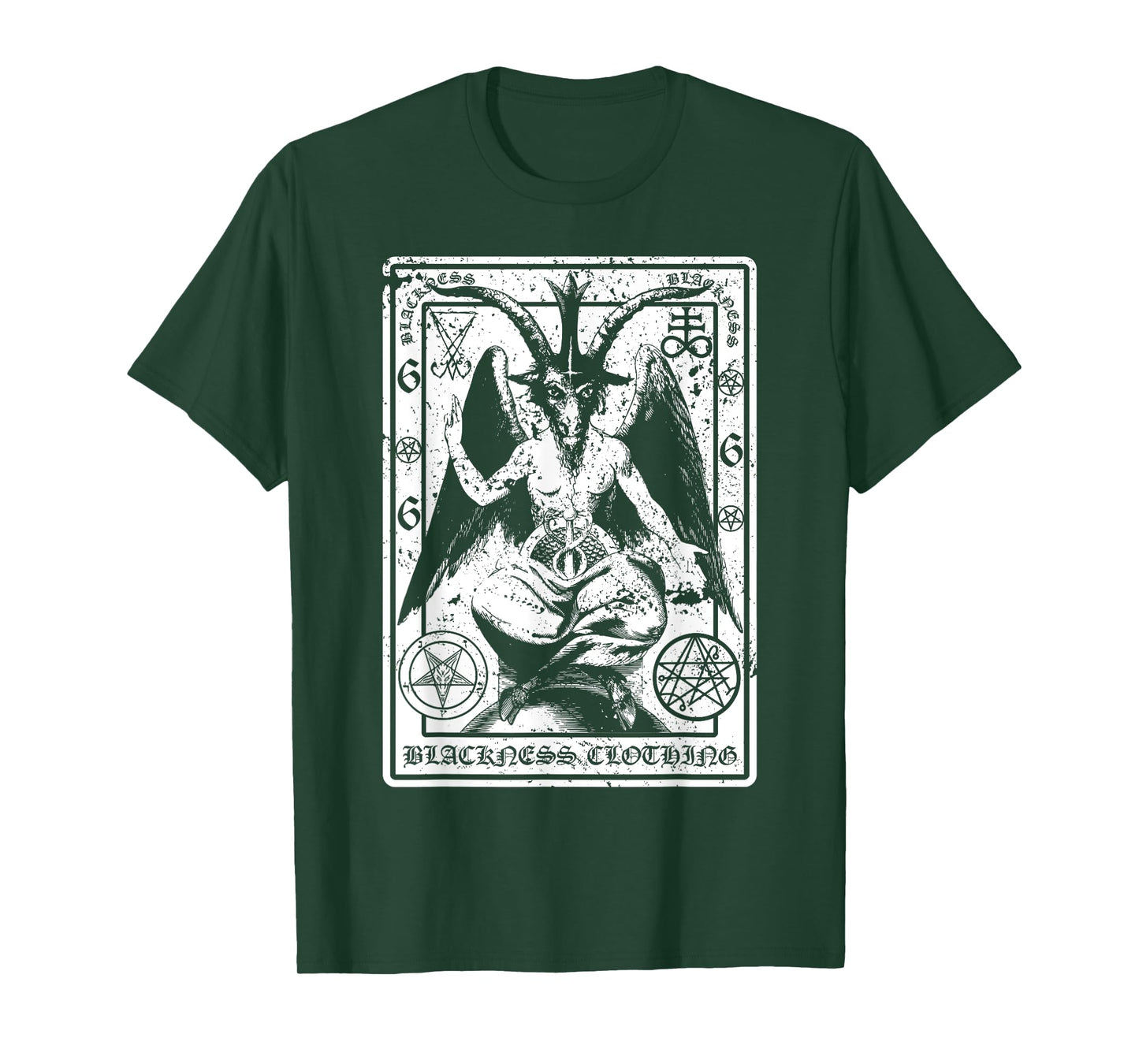 Baphomet Shirt | Satanic Dark Art Evil 666 T-Shirt T-Shirt