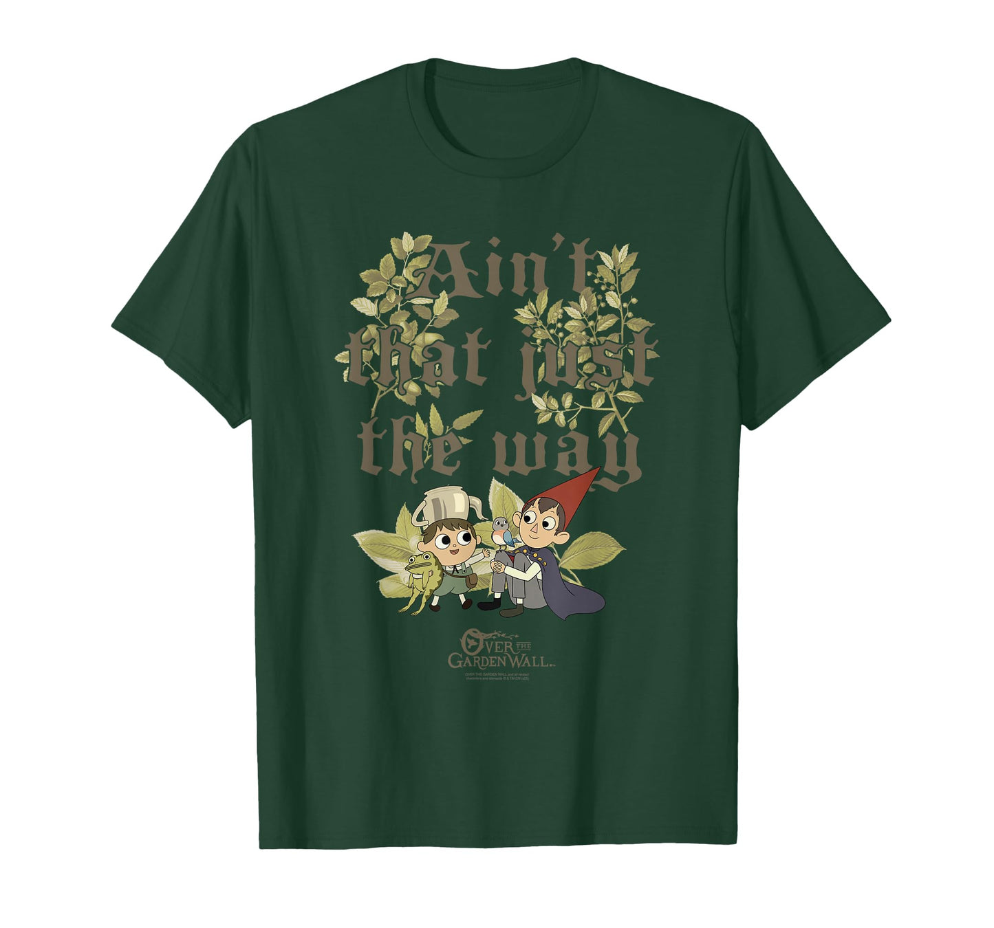 Over The Garden Wall Ain't That Just The Way Leaves Cartoon T-Shirt