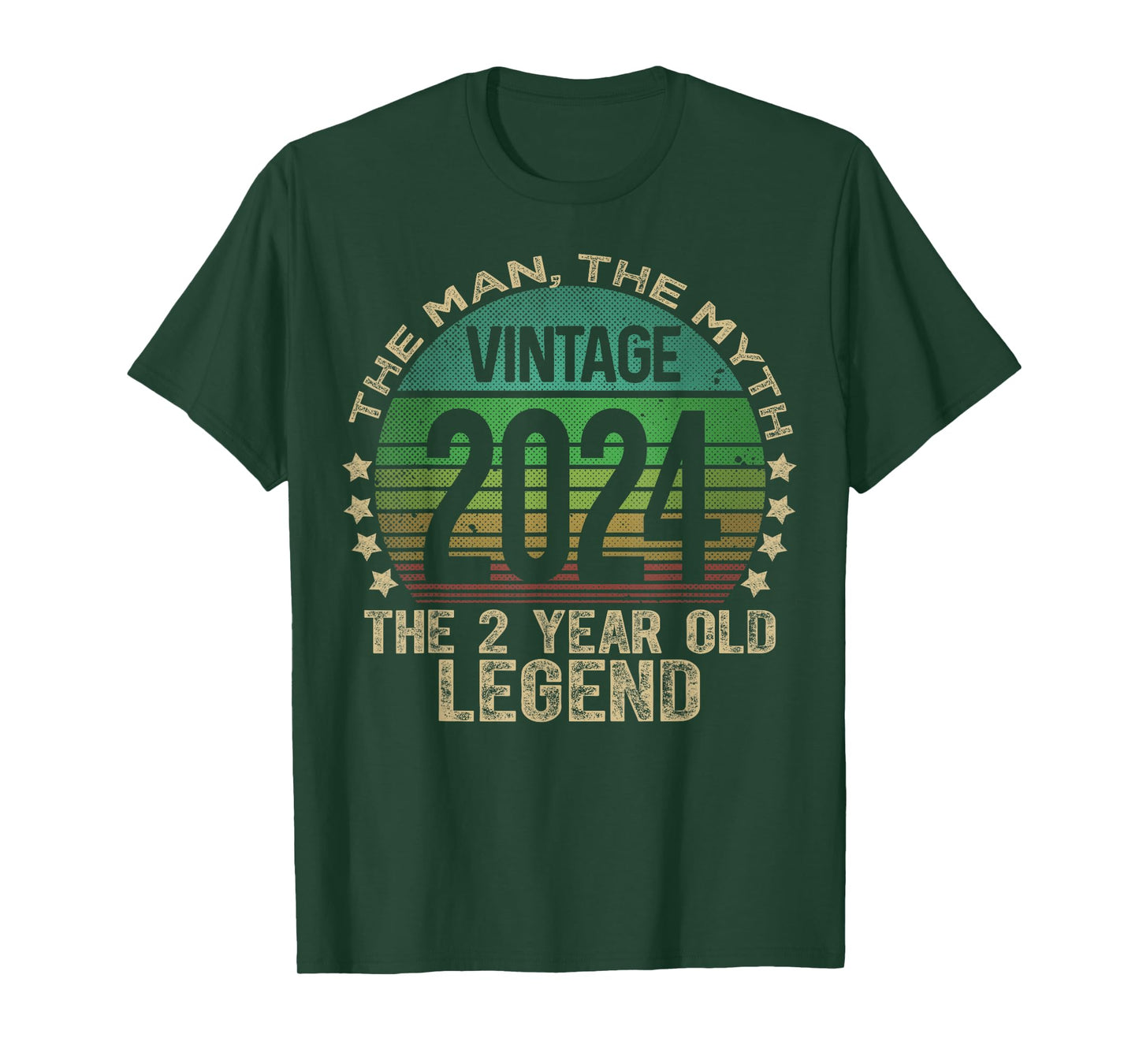 2 Year Old Gifts Vintage 2024 Limited Edition 2nd Birthday T-Shirt