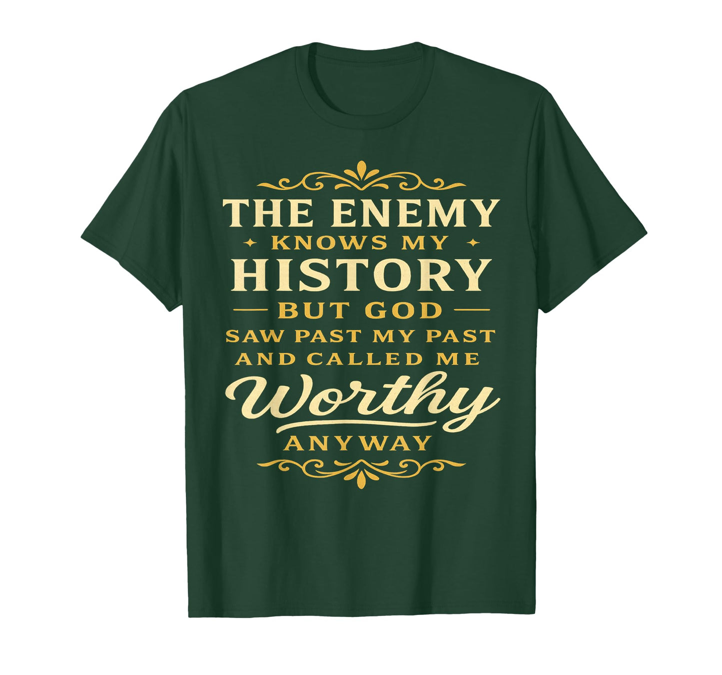 Inspirational Christian Religious Faith Based God Themed T-Shirt