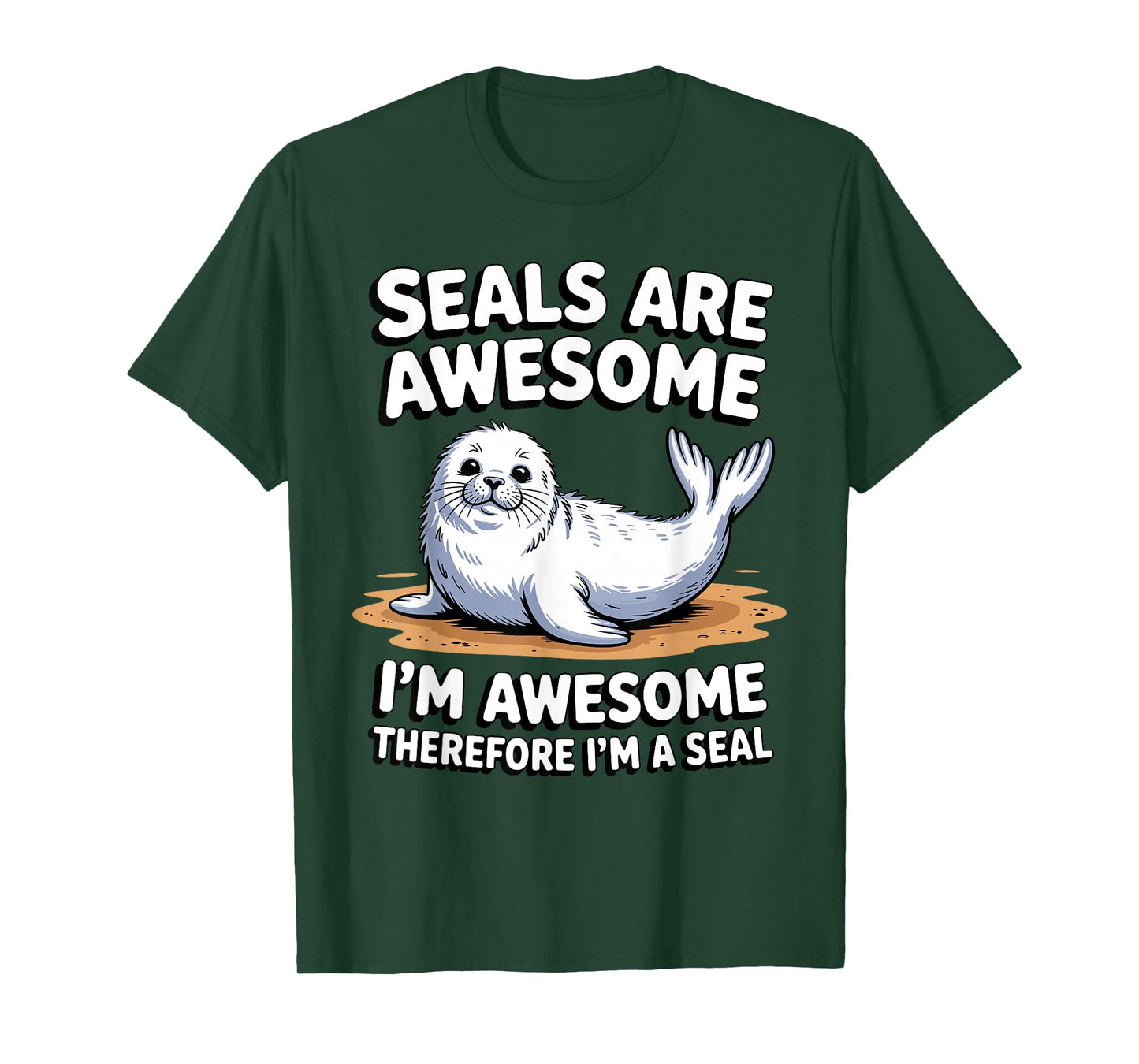 Funny Seal Art For Men Women Kids Sea Lion Seal Lover Seal T-Shirt