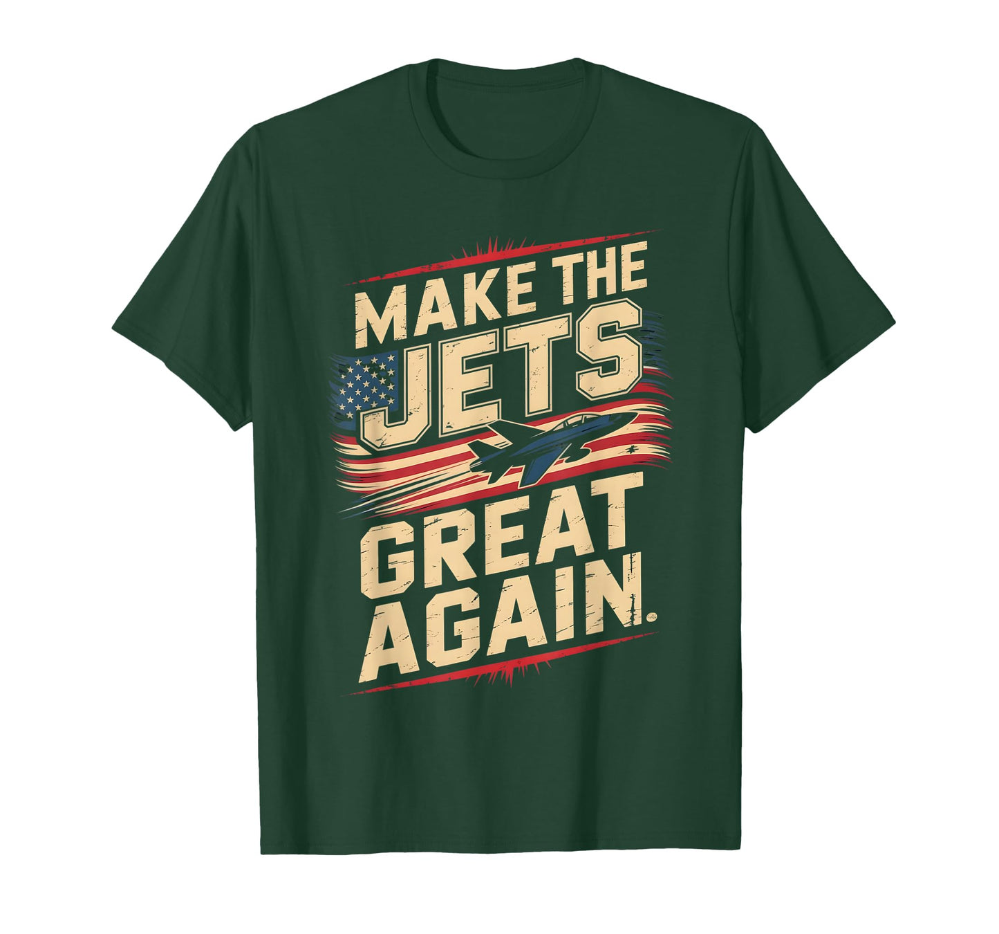 Make The Jets Great Again T-Shirt | Patriotic American Flag T-Shirt