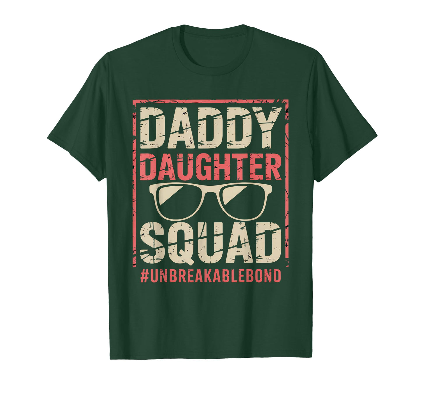 Daddy Daughter Squad Fathers Day Matching Dad and Daughter T-Shirt