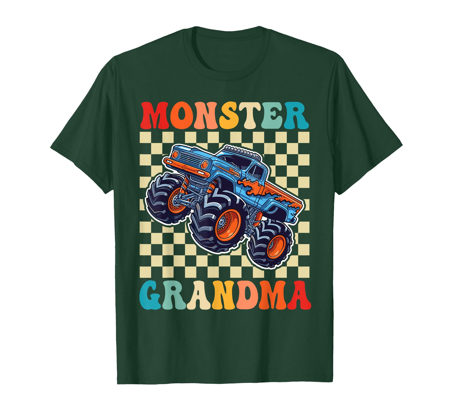 Monster Truck Grandma Family Matching Monster Truck Lovers T-Shirt