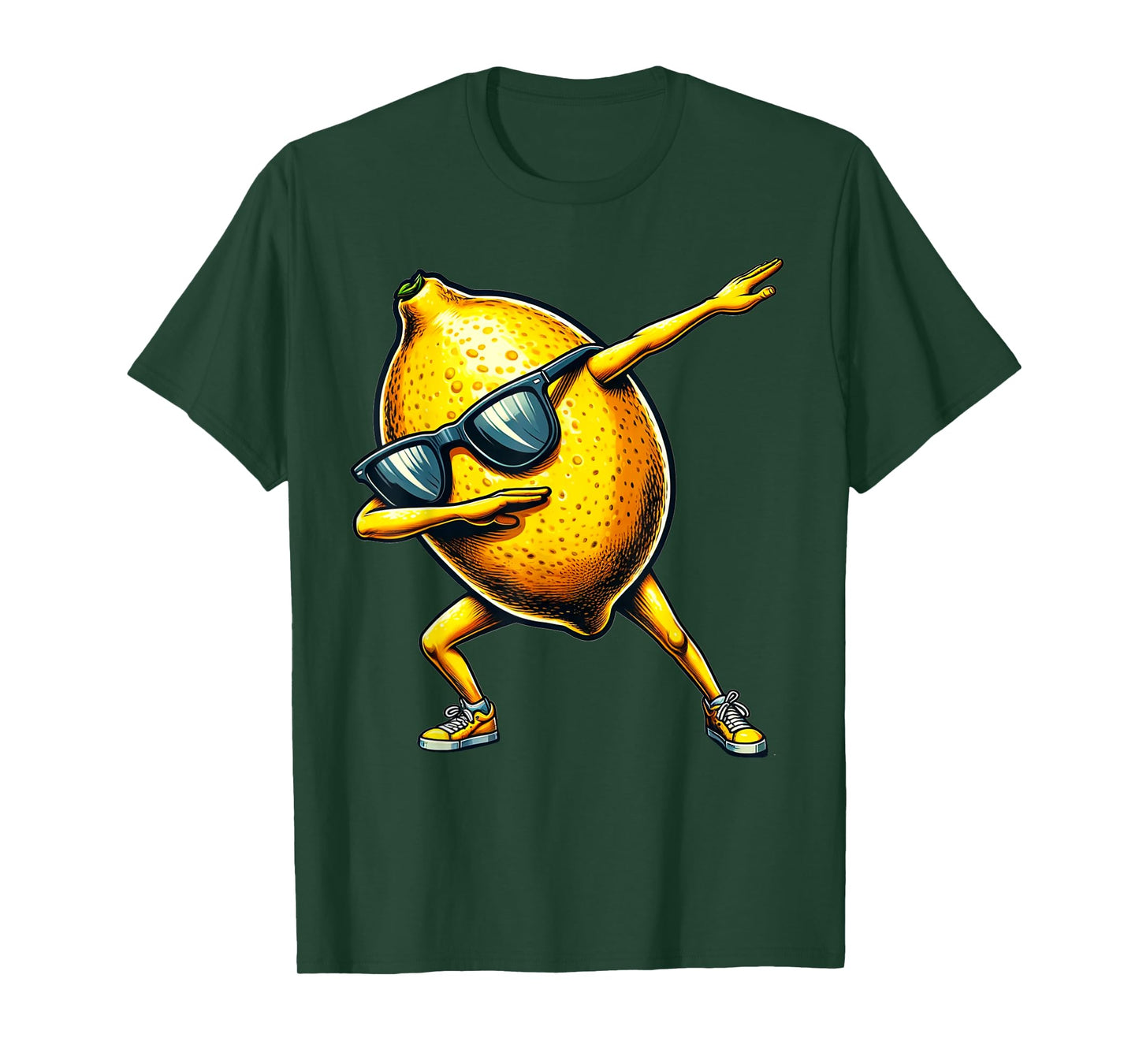 Dabbing yellow lemon | Funny lemon with a lemon motif T-Shirt
