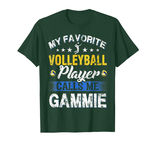 My Favorite Volleyball Player Calls Me Gammie T-Shirt