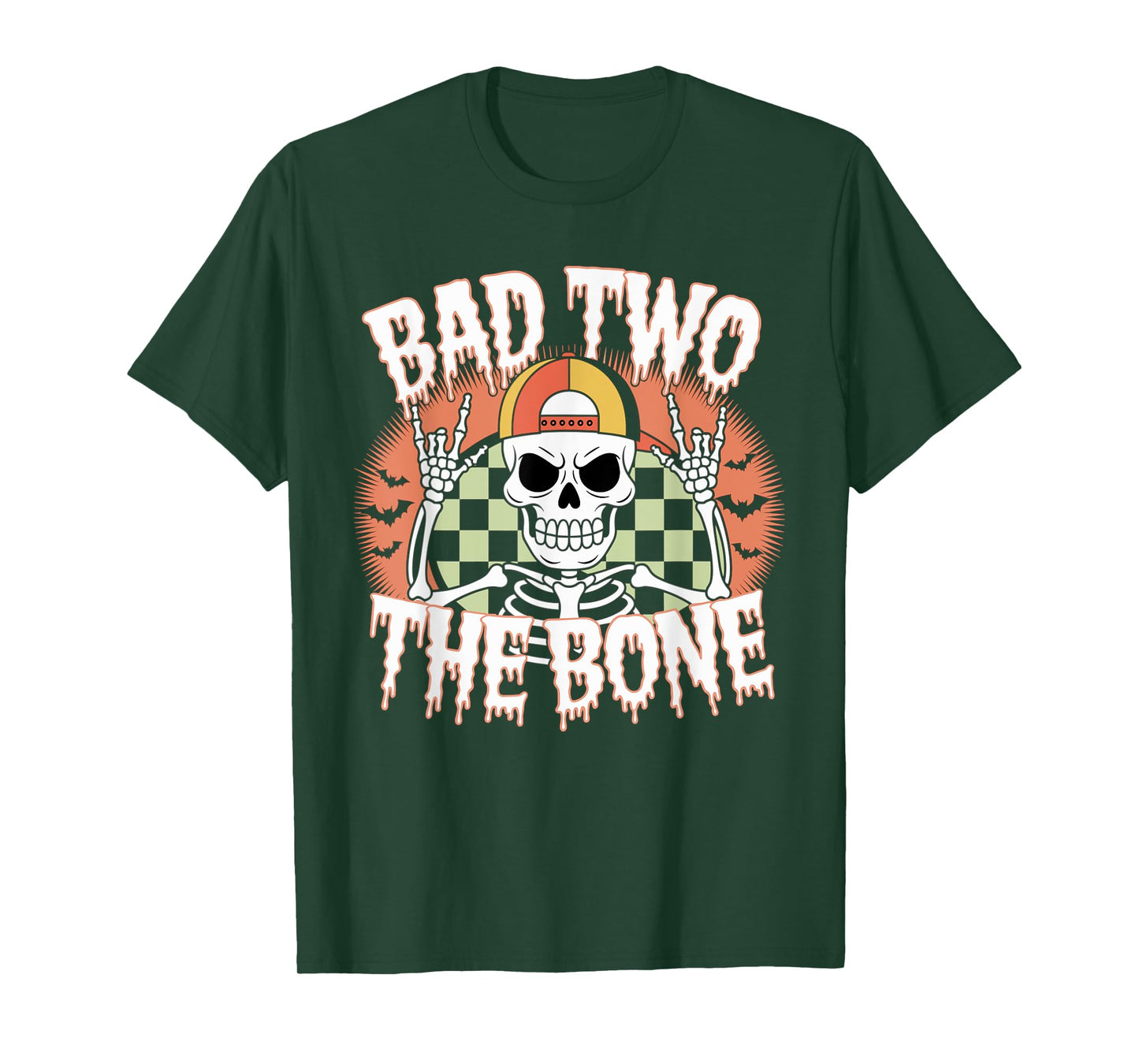 Bad Two the Bone Party 2nd Birthday 2 Years Old Boys Girls T-Shirt