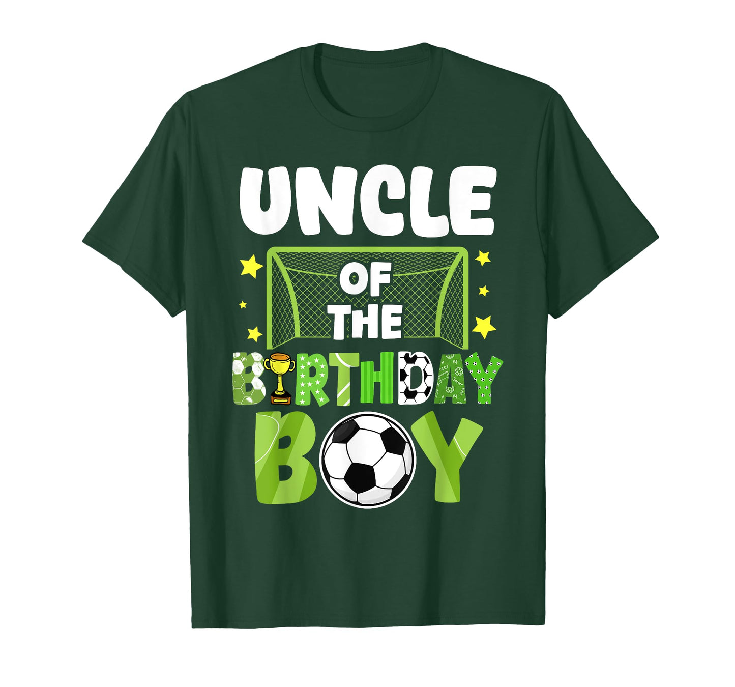 Soccer Uncle Birthday Boy Party Soccer Family Matching T-Shirt