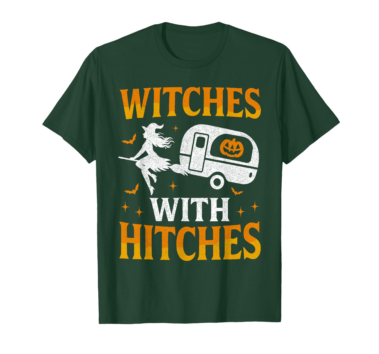 Witches with Hitches Funny Halloween Camping Witches T-Shirt