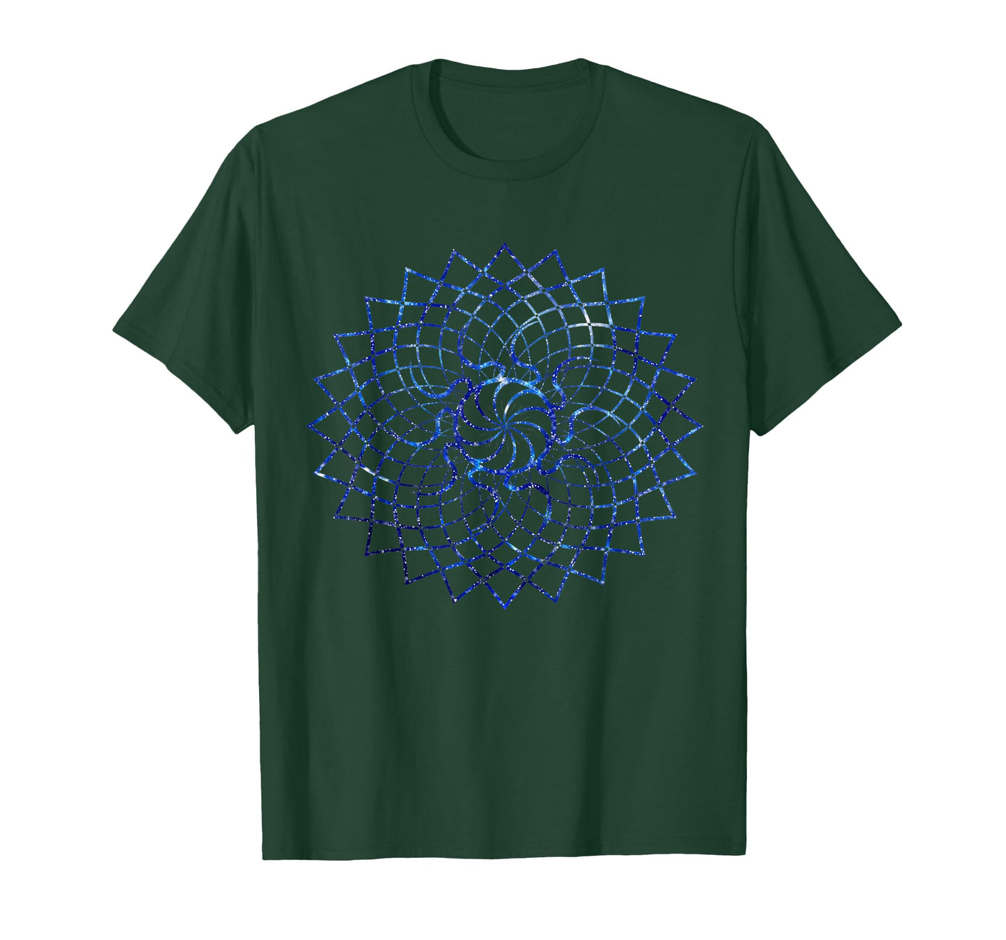 Mandala Geometry Sacred Fractal Art Yoga Mantra Good Vibe T-Shirt