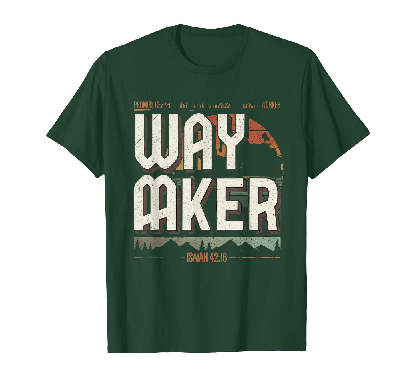 Waymaker Tshirt Promise Keeper Miracle Worker God Christian T-Shirt