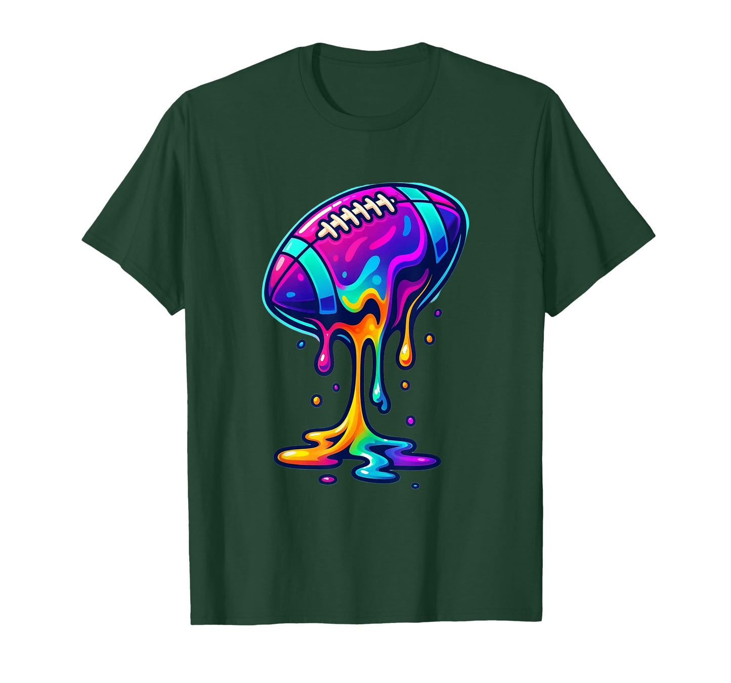 Football Drip Drippy Clothes Youth Boys Sports Tee T-Shirt