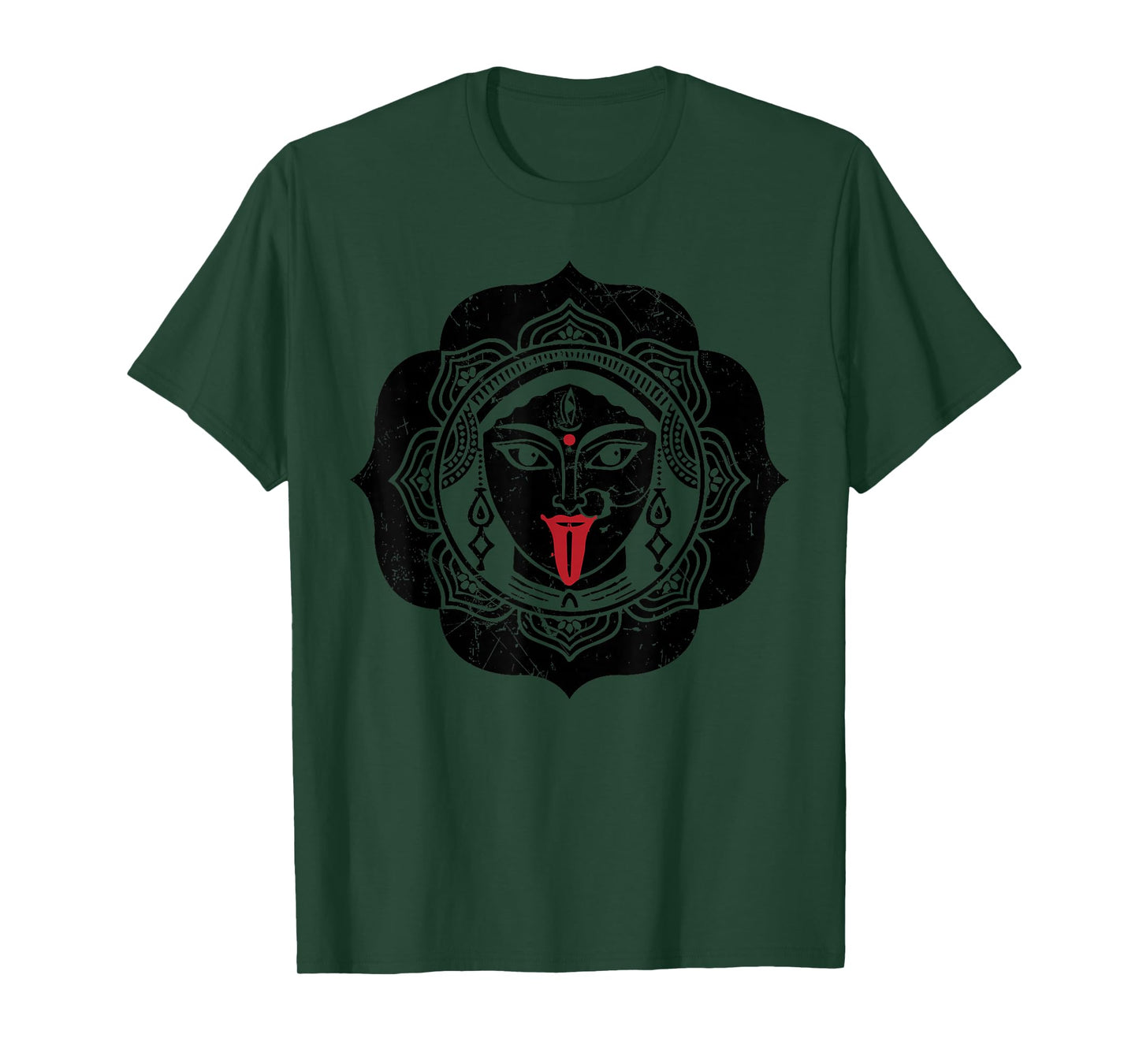 Kali Hindu Deity Goddess Indian Sacred Yoga Puja Kali T-Shirt
