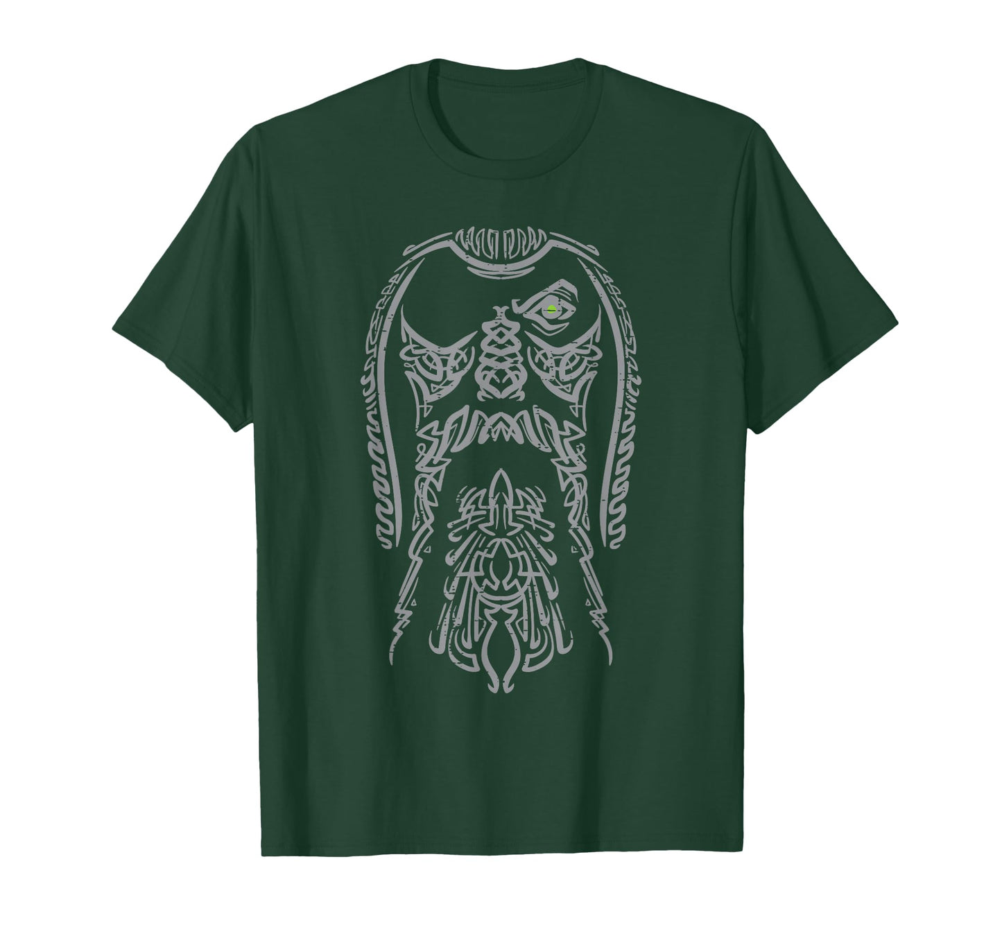 Viking Odin Face Norse Mythology God Men Women Boys Kids T-Shirt