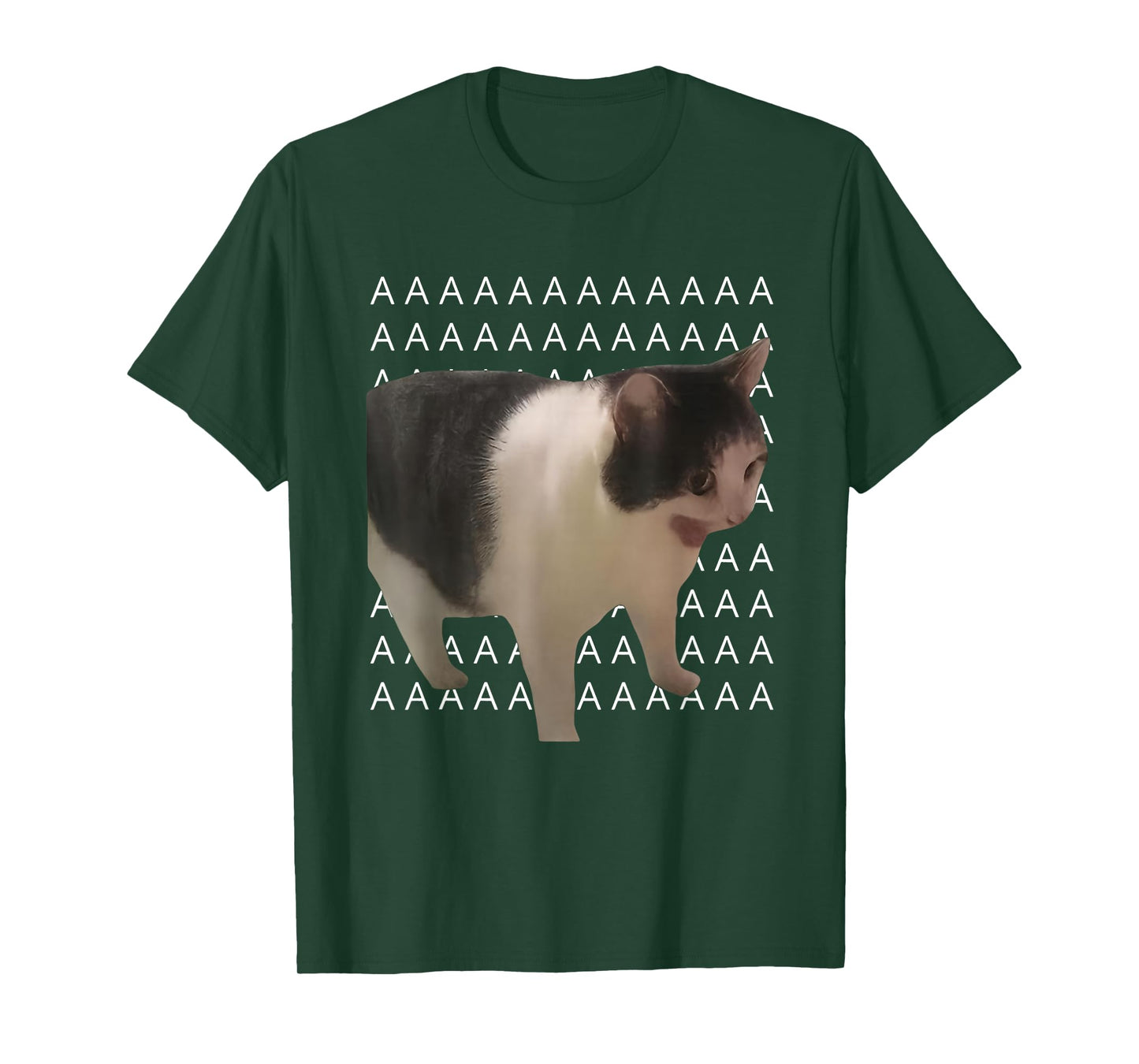 AAAAA Cat Meme Funny Screaming Cat T-Shirt