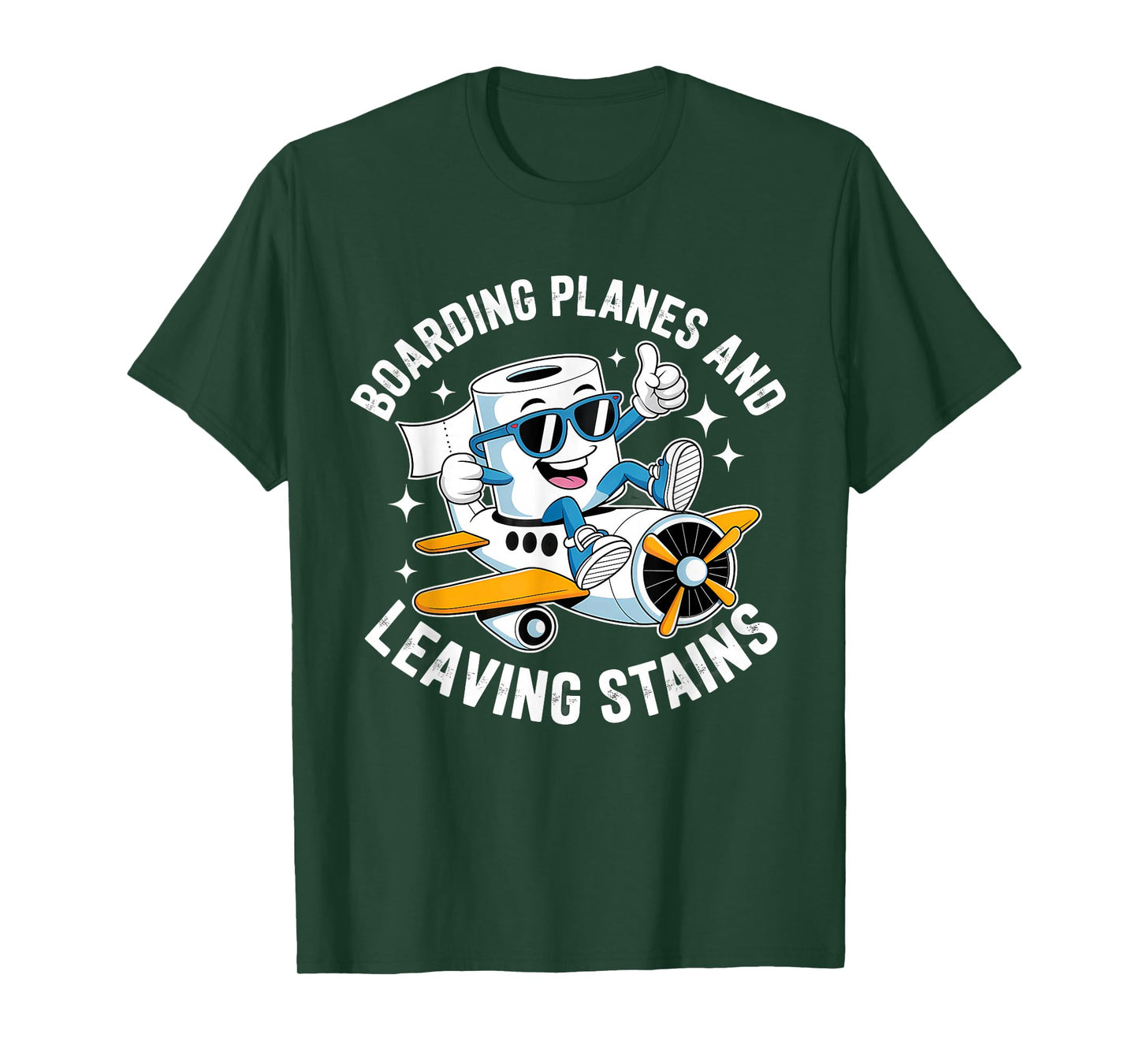 Boarding Planes Leaving Stains Funny Embarrassing Airport T-Shirt