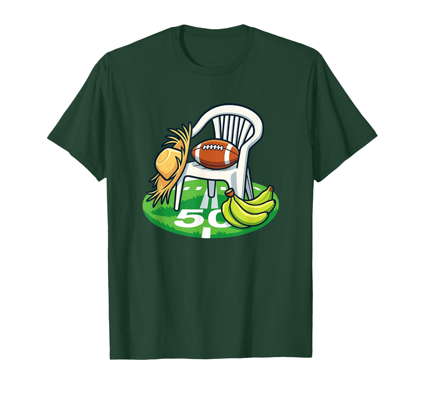 Funny Puerto Rico Pride White Chair Football Game Design T-Shirt