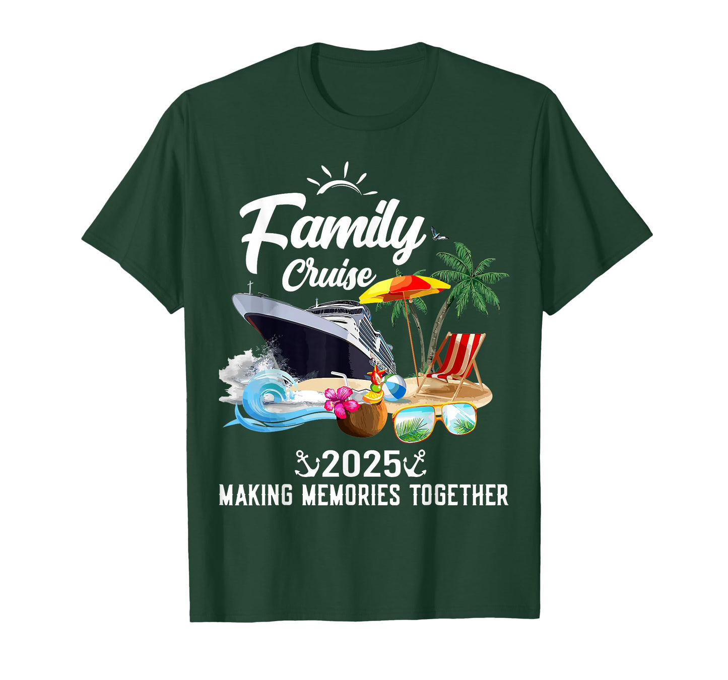 Family Cruise 2025 Making Memories Together T-Shirt
