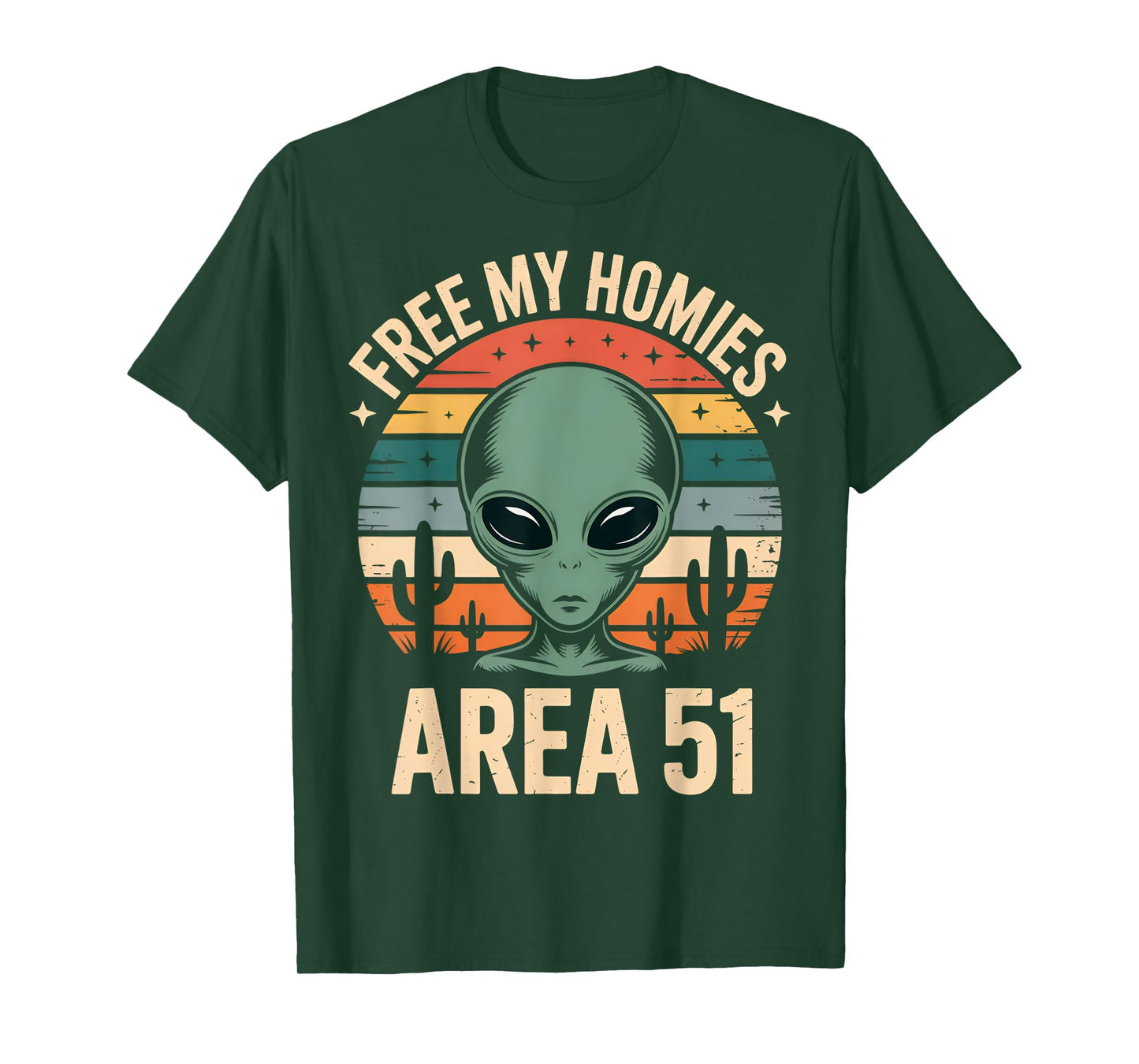 Alien Free My Homies Area 51 Funny UFO Boys Kids Men Women T-Shirt