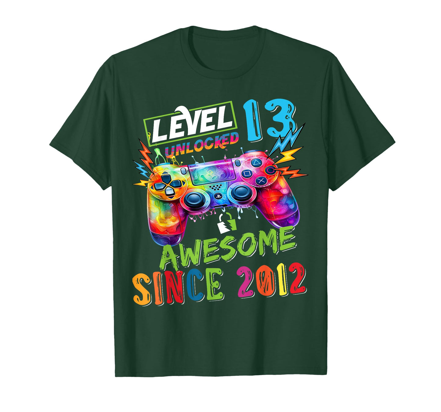 Level 13 Unlocked Awesome 2012 Video Games Birthday T-Shirt