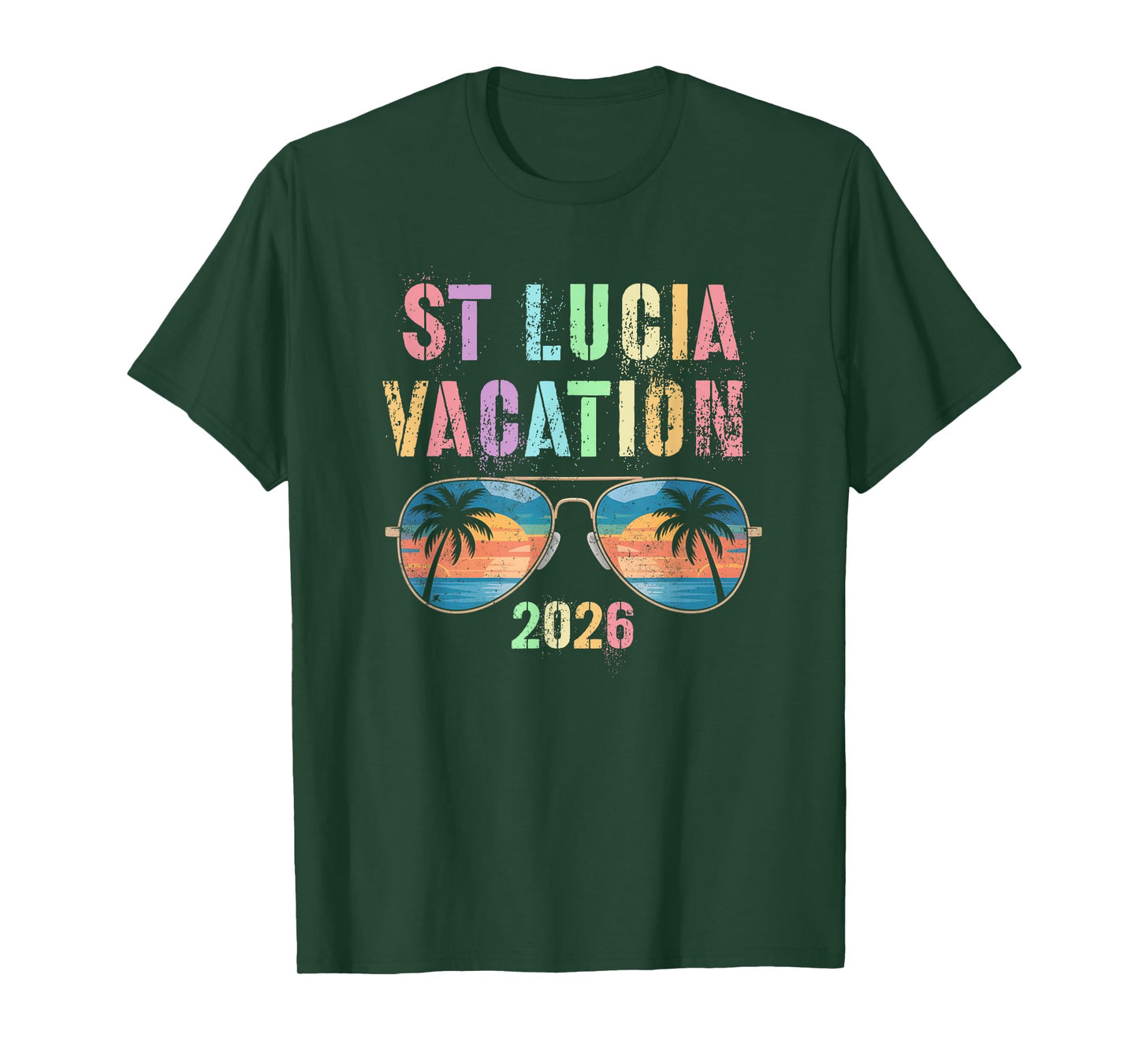 Cute ST Lucia Vacation 2026 Trip Swim Vacay Matching All T-Shirt