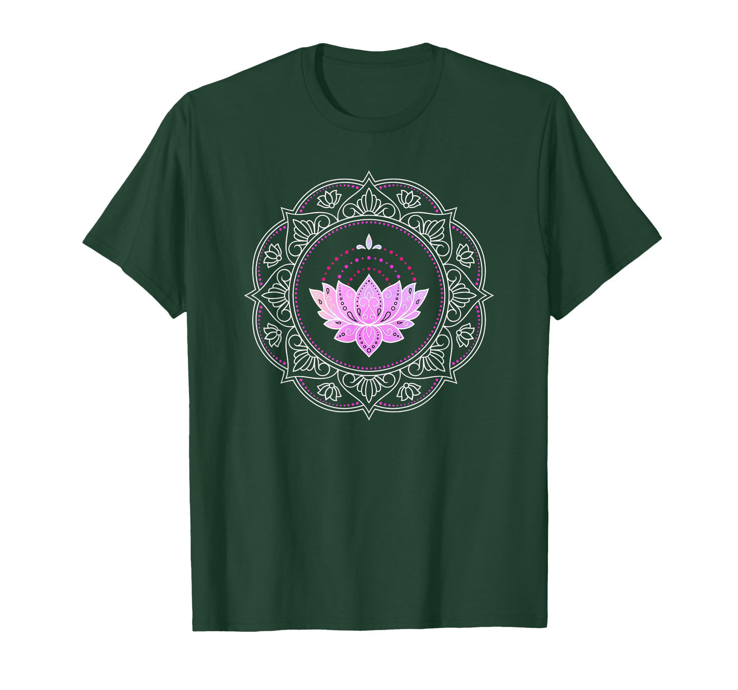Lotus flower mandala yoga lotus design lotus flower T-Shirt