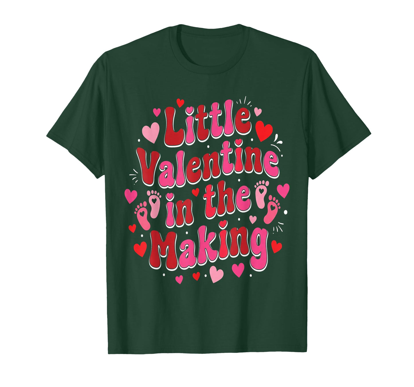 A Little Valentine in The Making Valentine's Pregnancy T-Shirt