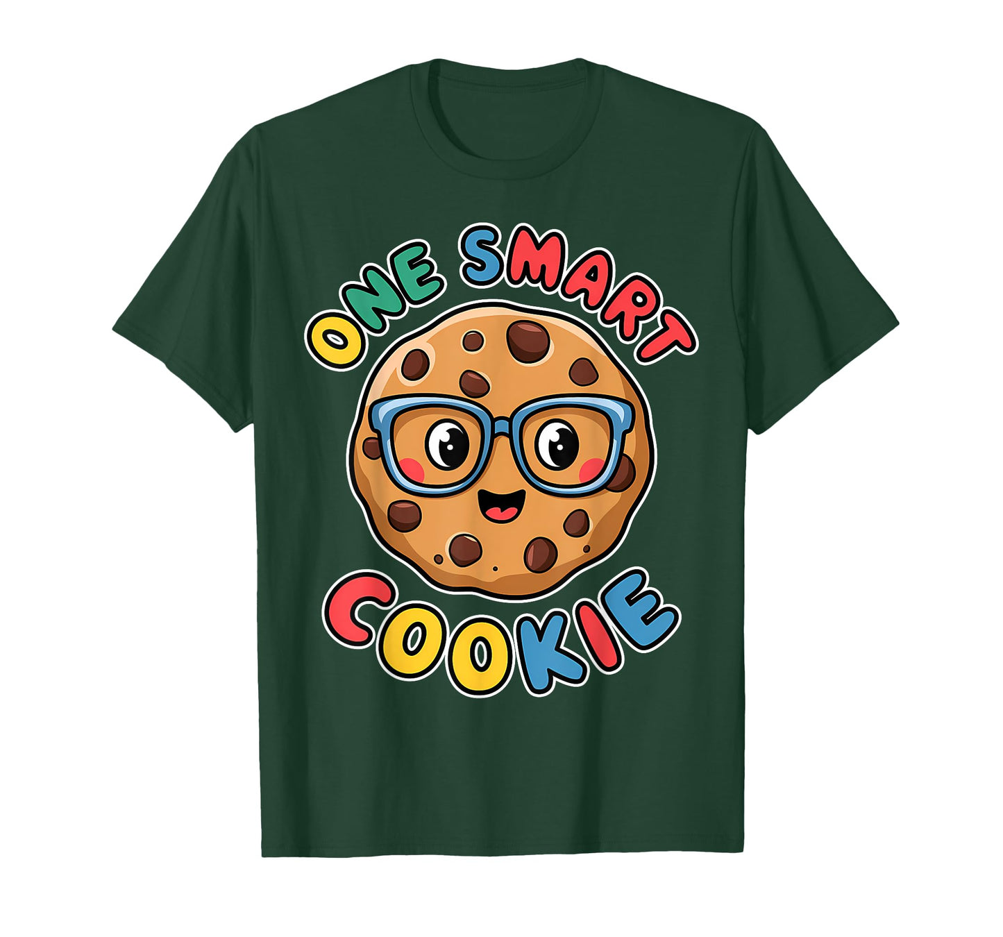 One Smart Cookie Funny Chocolate Chip Cookie T-Shirt