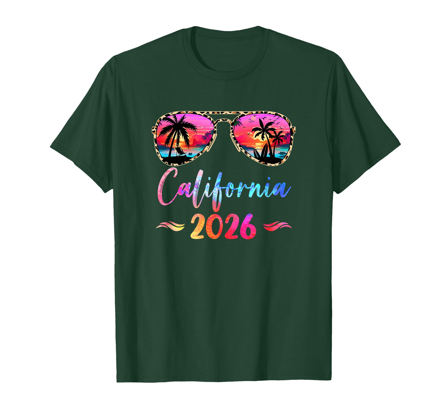 California Vacation 2026 Matching Group Family Summer Trip T-Shirt