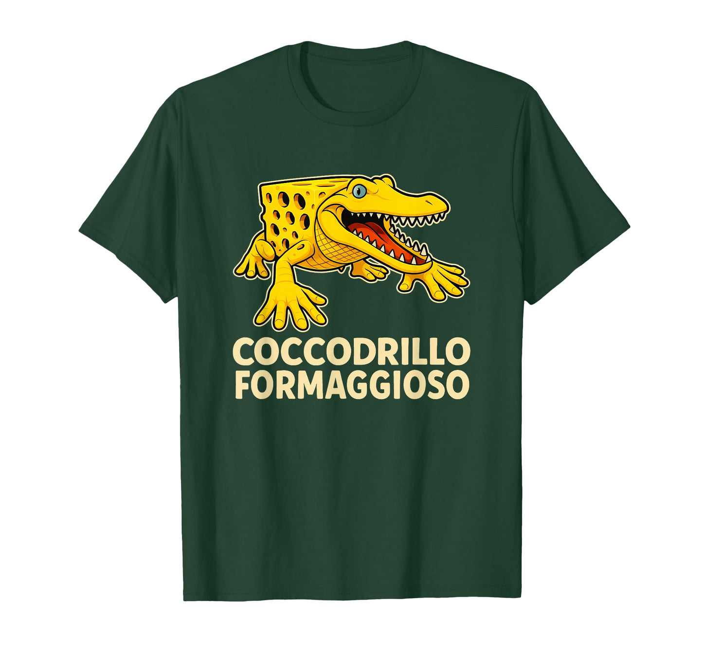 Coccodrillo Formaggioso - Cheese Crocodile Brainrot Kid Meme T-Shirt
