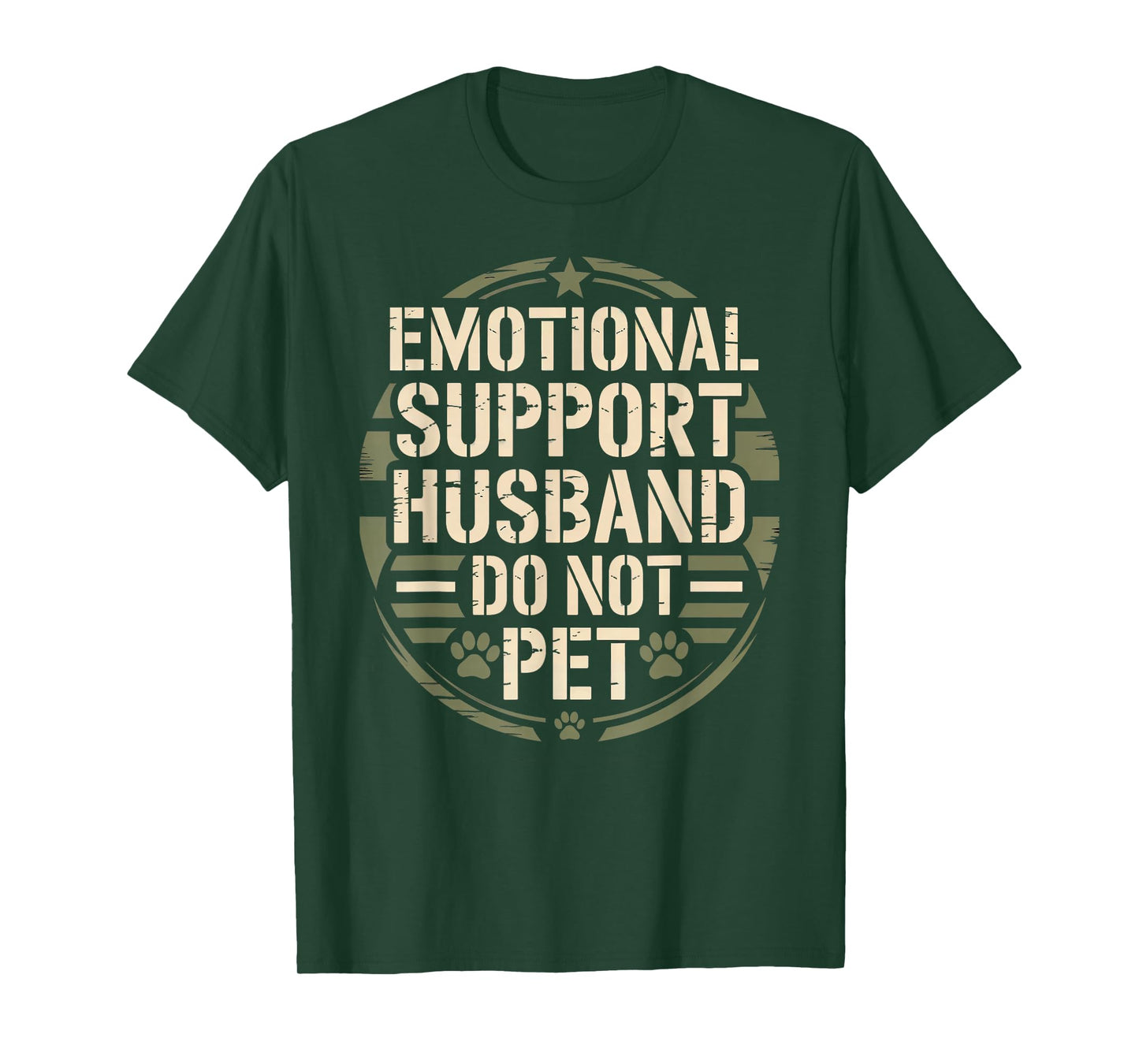 Emotional Support Husband Funny Pet for Men Wife T-Shirt