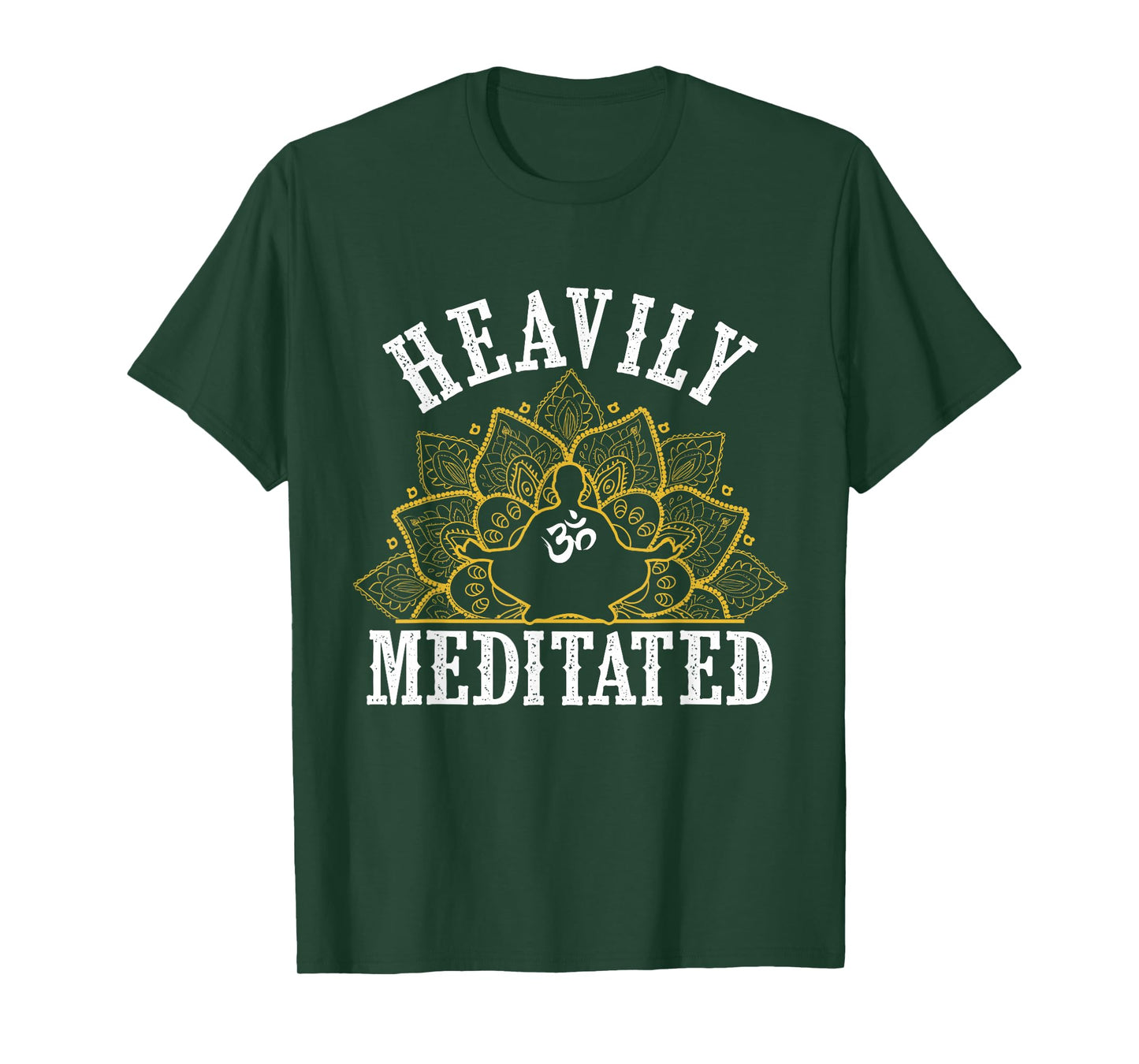 Funny Heavily Meditated Yoga Meditation T-Shirt T-Shirt