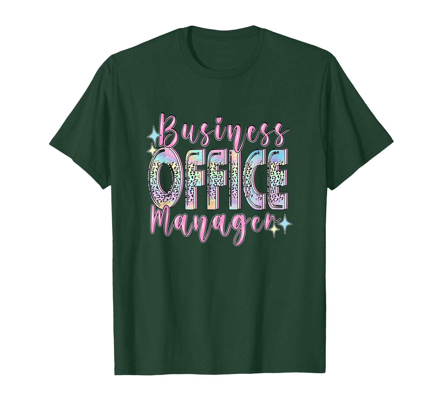 Business Office Manager Funny Front Teamwork Regional Squad T-Shirt