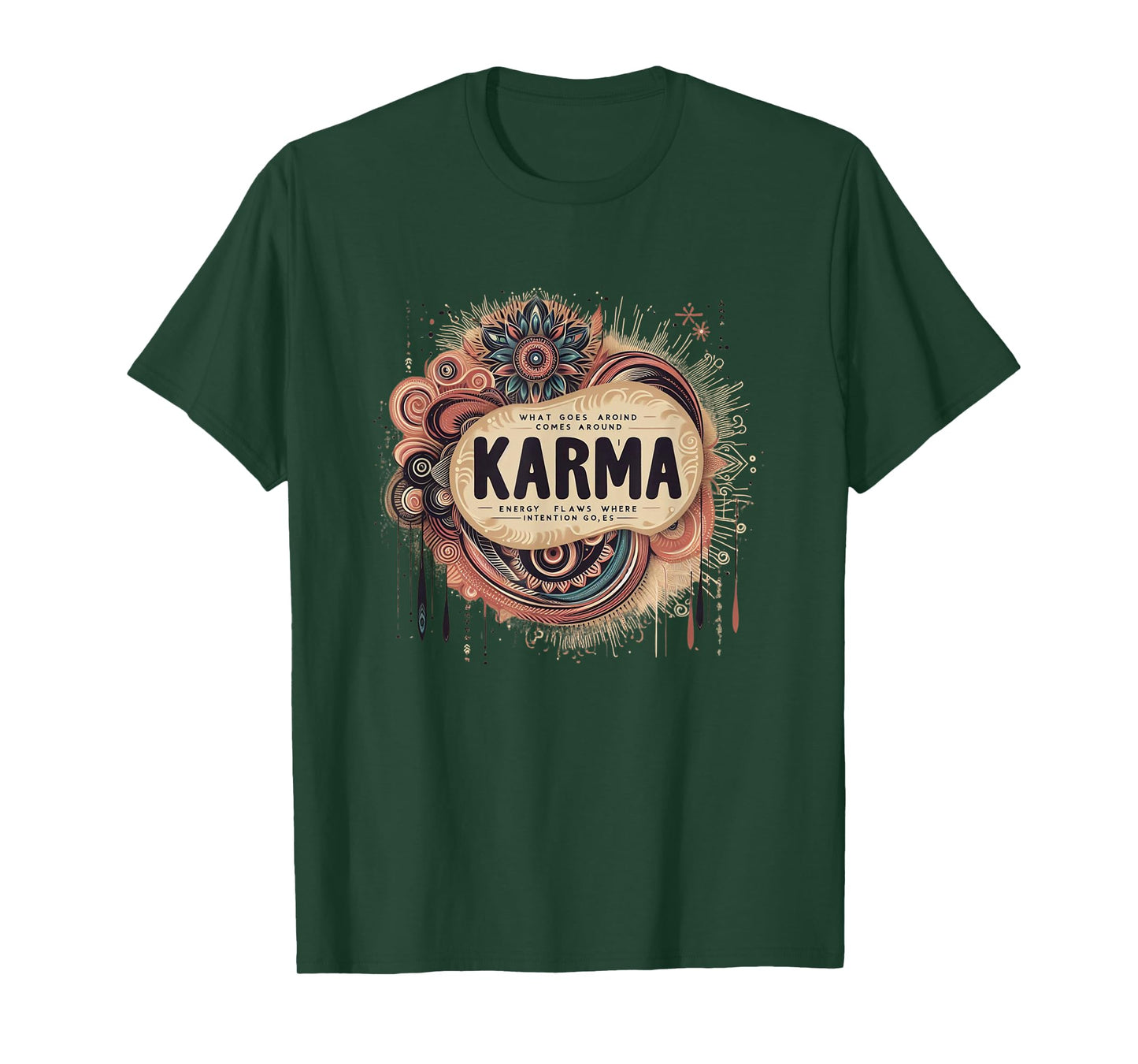 Inspirational Karma Quote Tee – Positive Energy T-Shirt