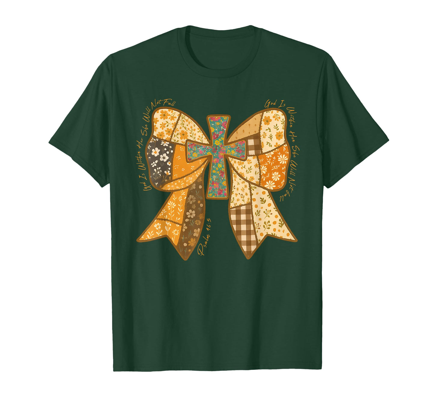 God is Within Her, She Will Not Fail, Fall Christian Jesus T-Shirt